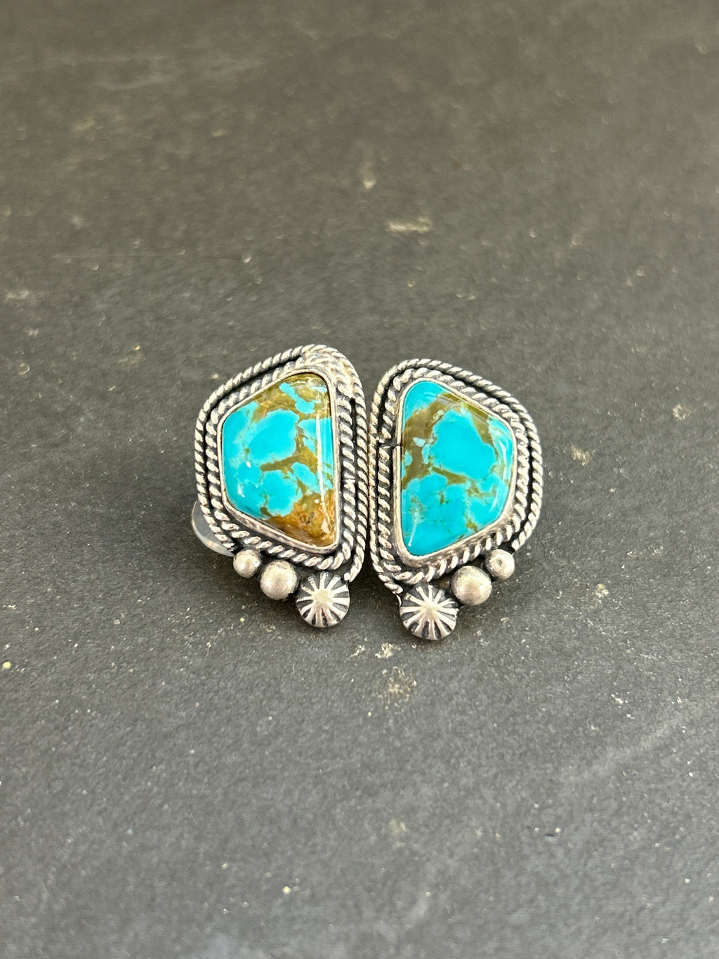 Mine #8 Stud Earrings