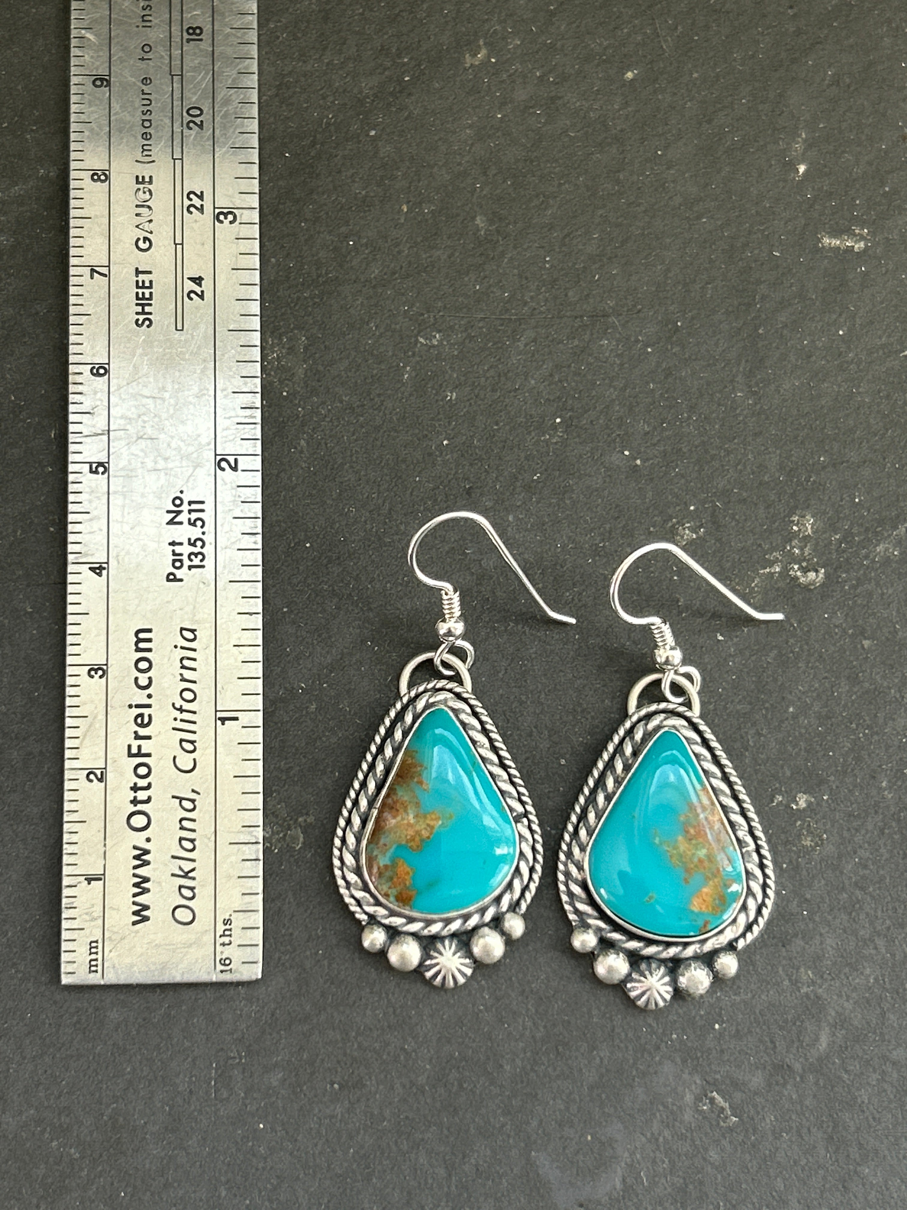 Fox Mine Dangle Earrings Style #1