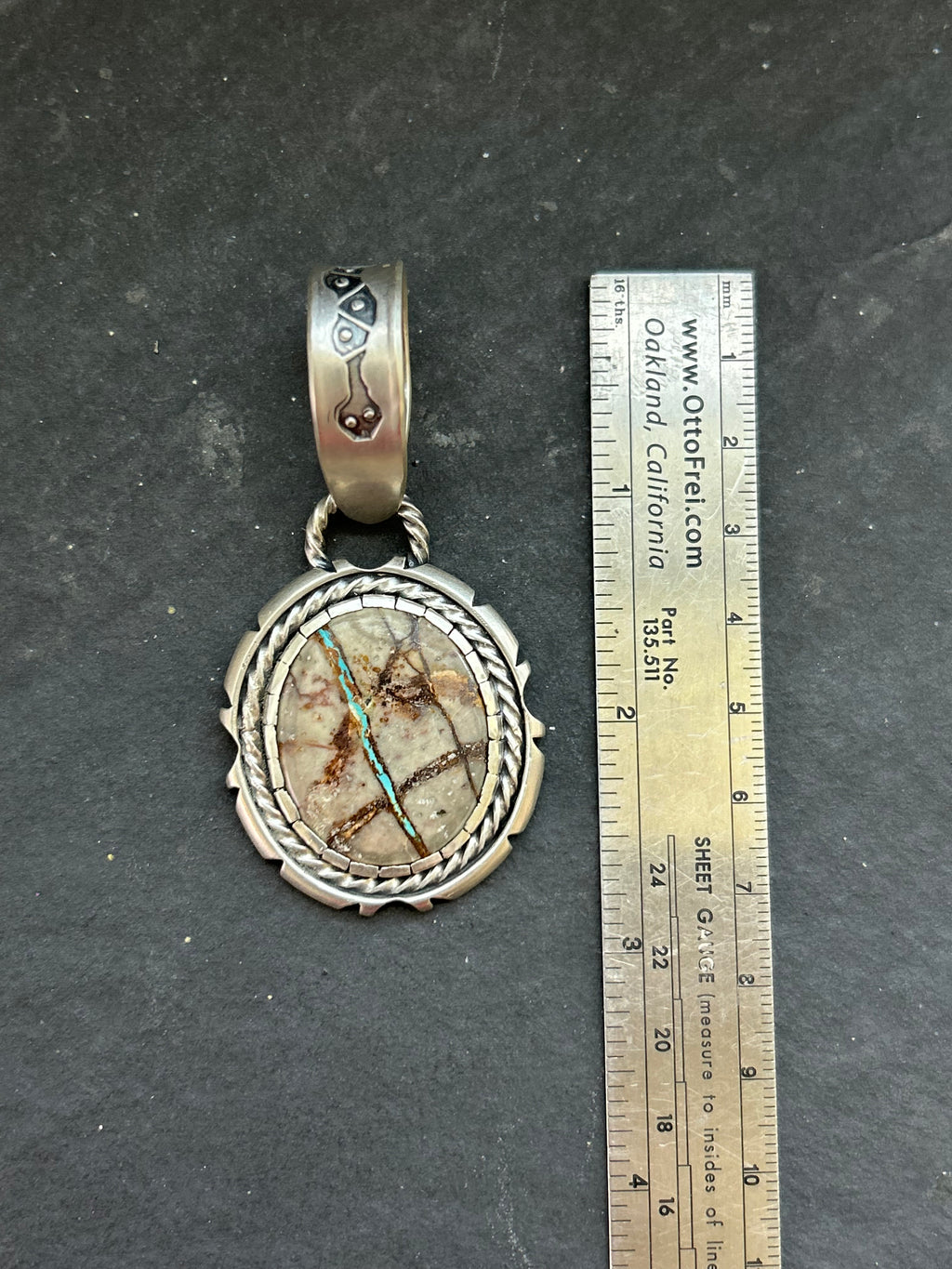 Ribbon Royston Desert Pendant
