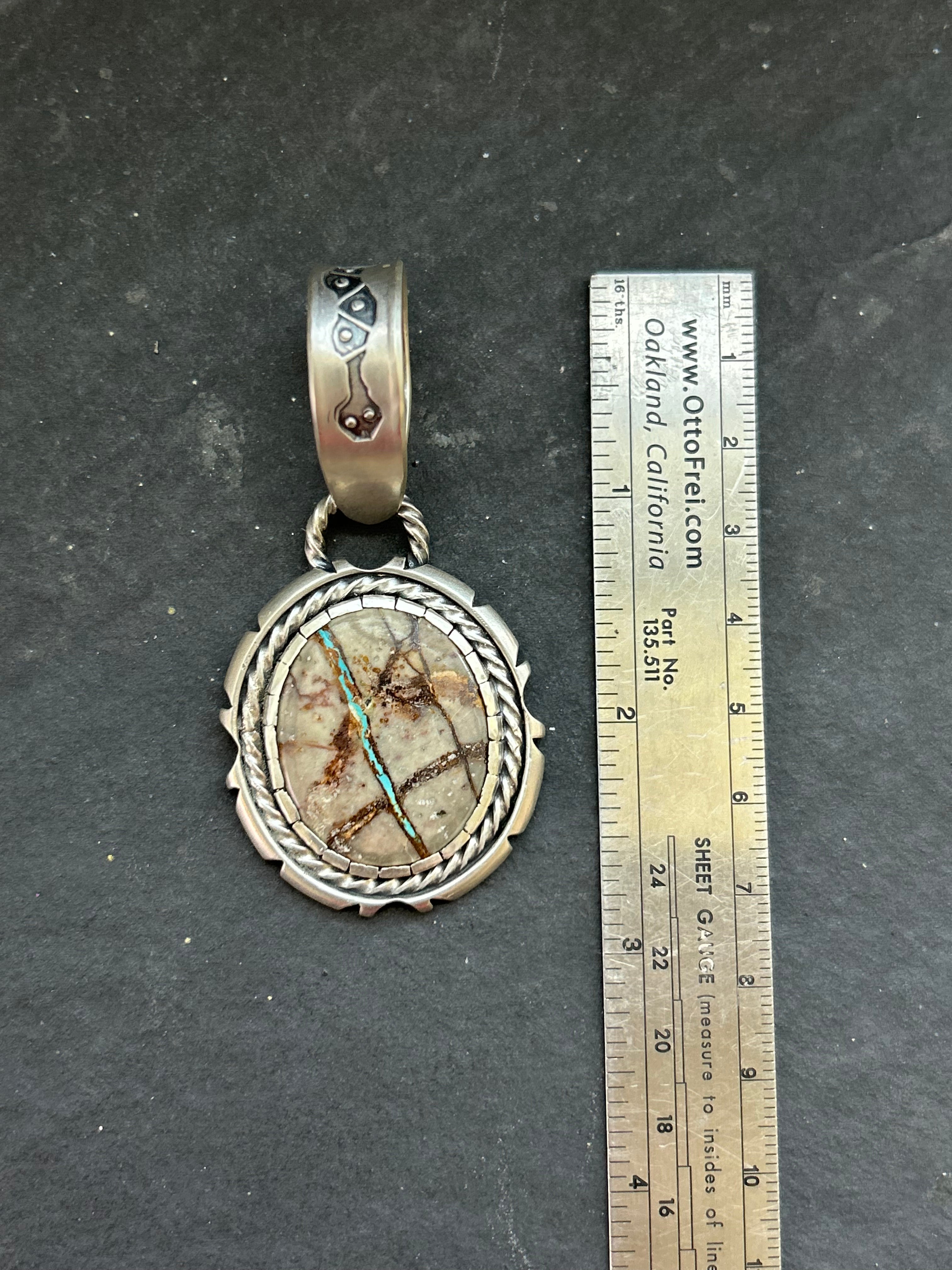 Ribbon Royston Desert Pendant