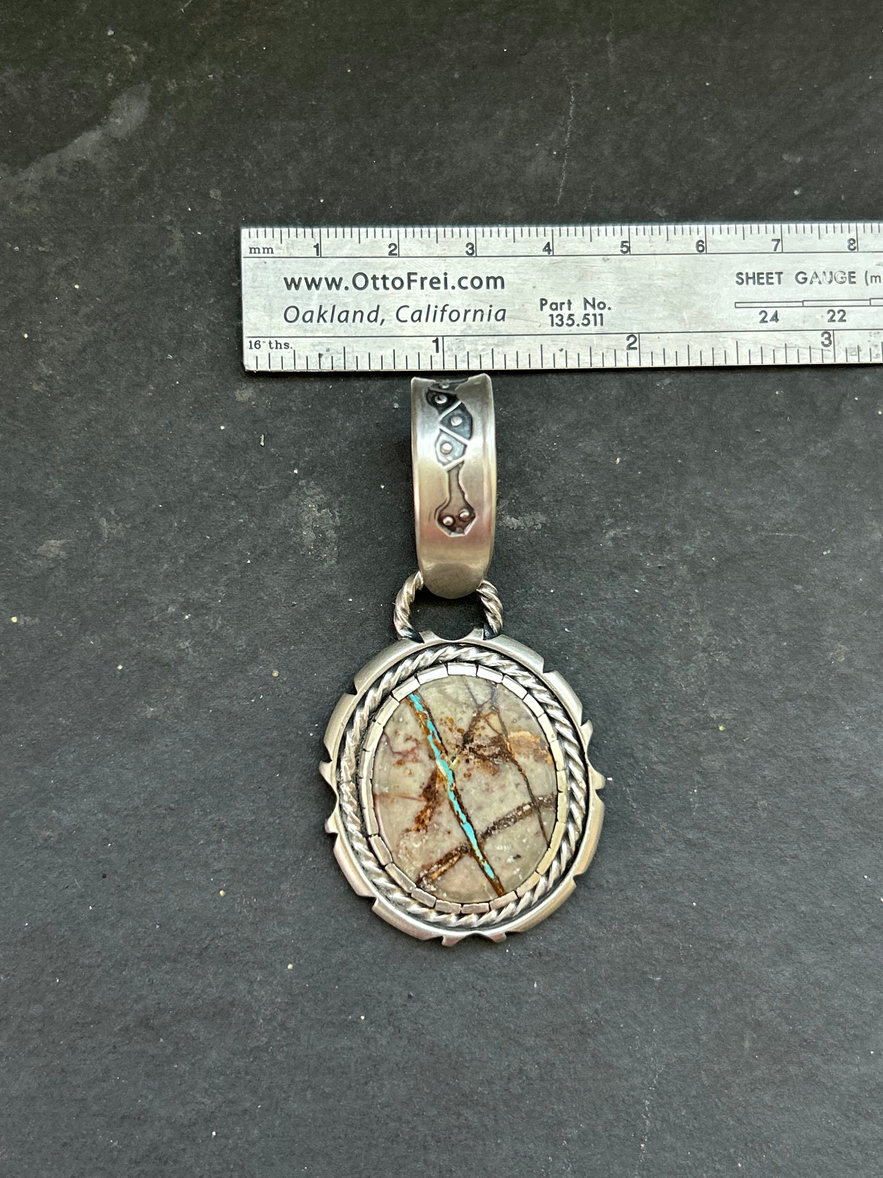 Ribbon Royston Desert Pendant