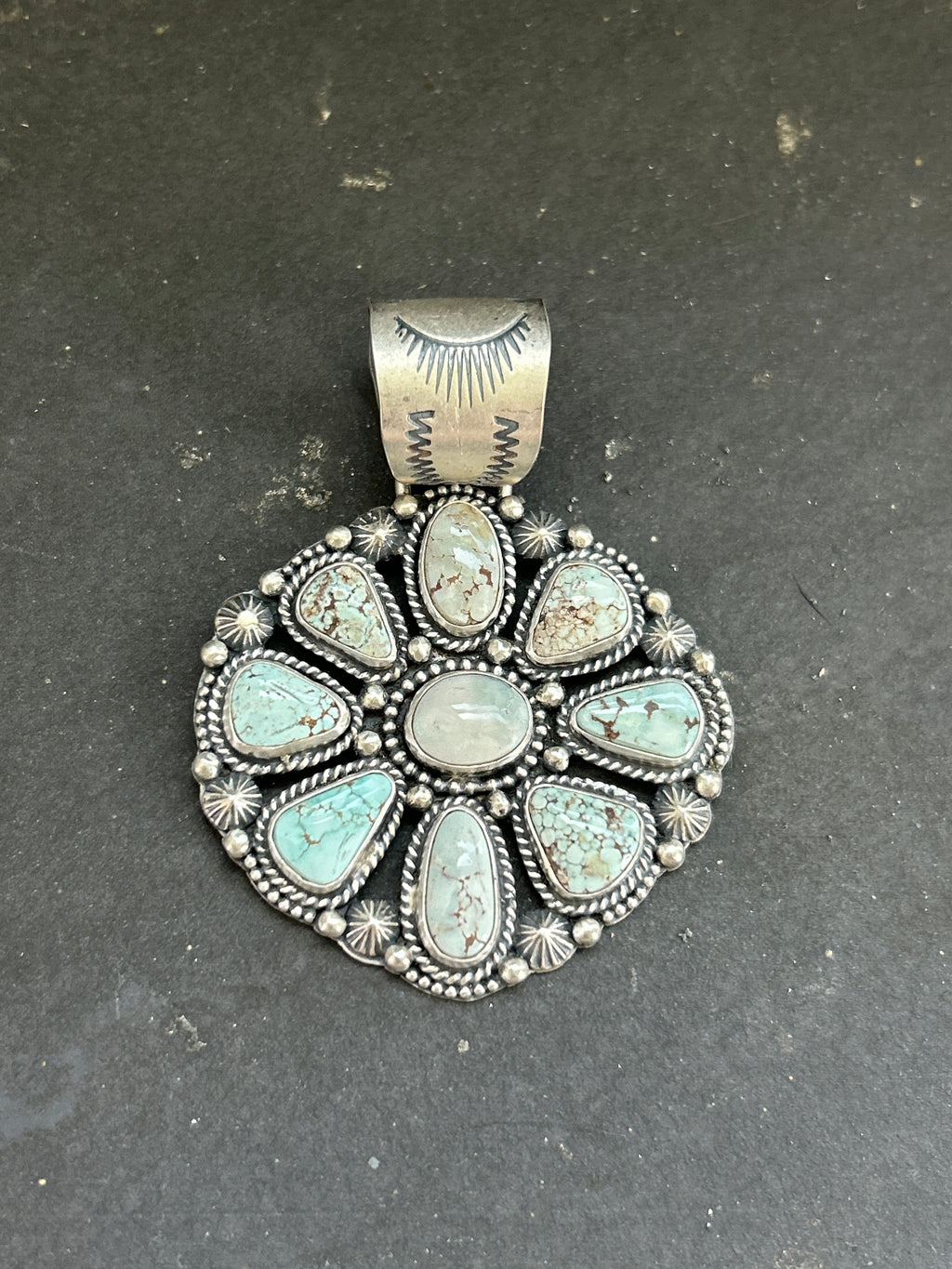 Dry Creek Turquoise Cluster Pendant