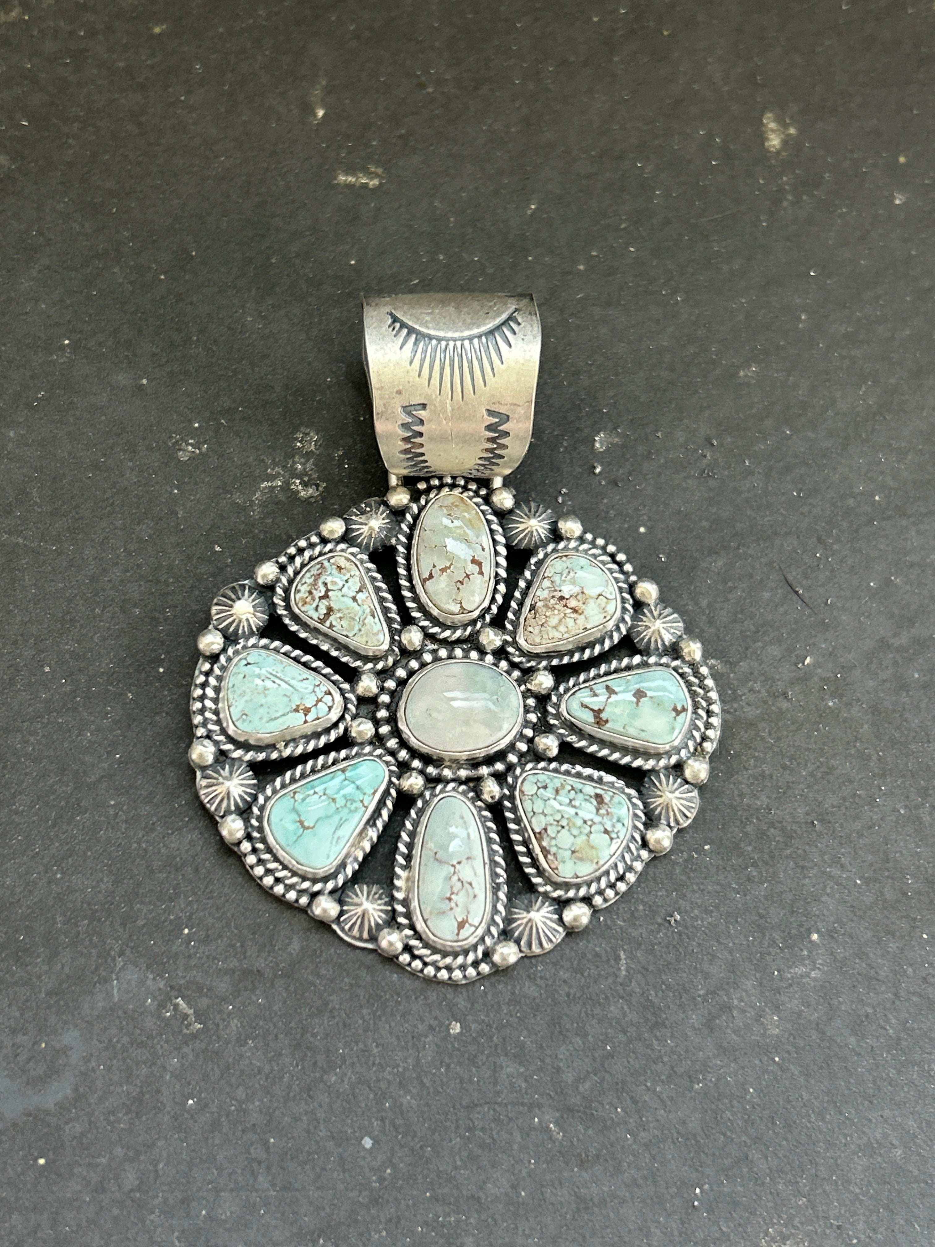 Dry Creek Turquoise Cluster Pendant