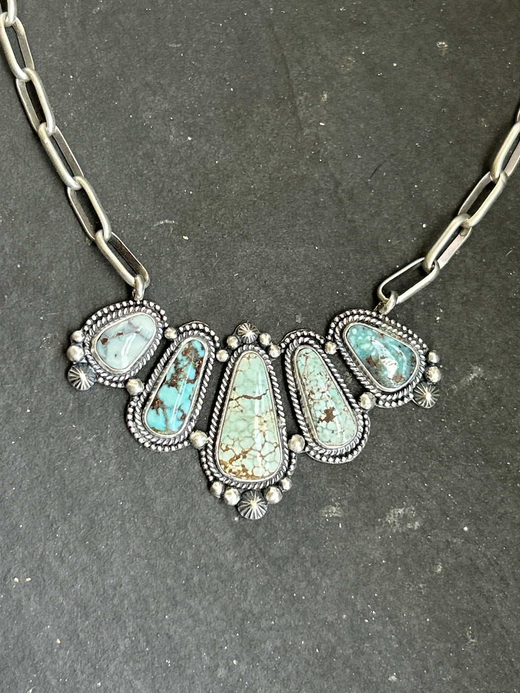 Dry Creek Turquoise Bar Necklace