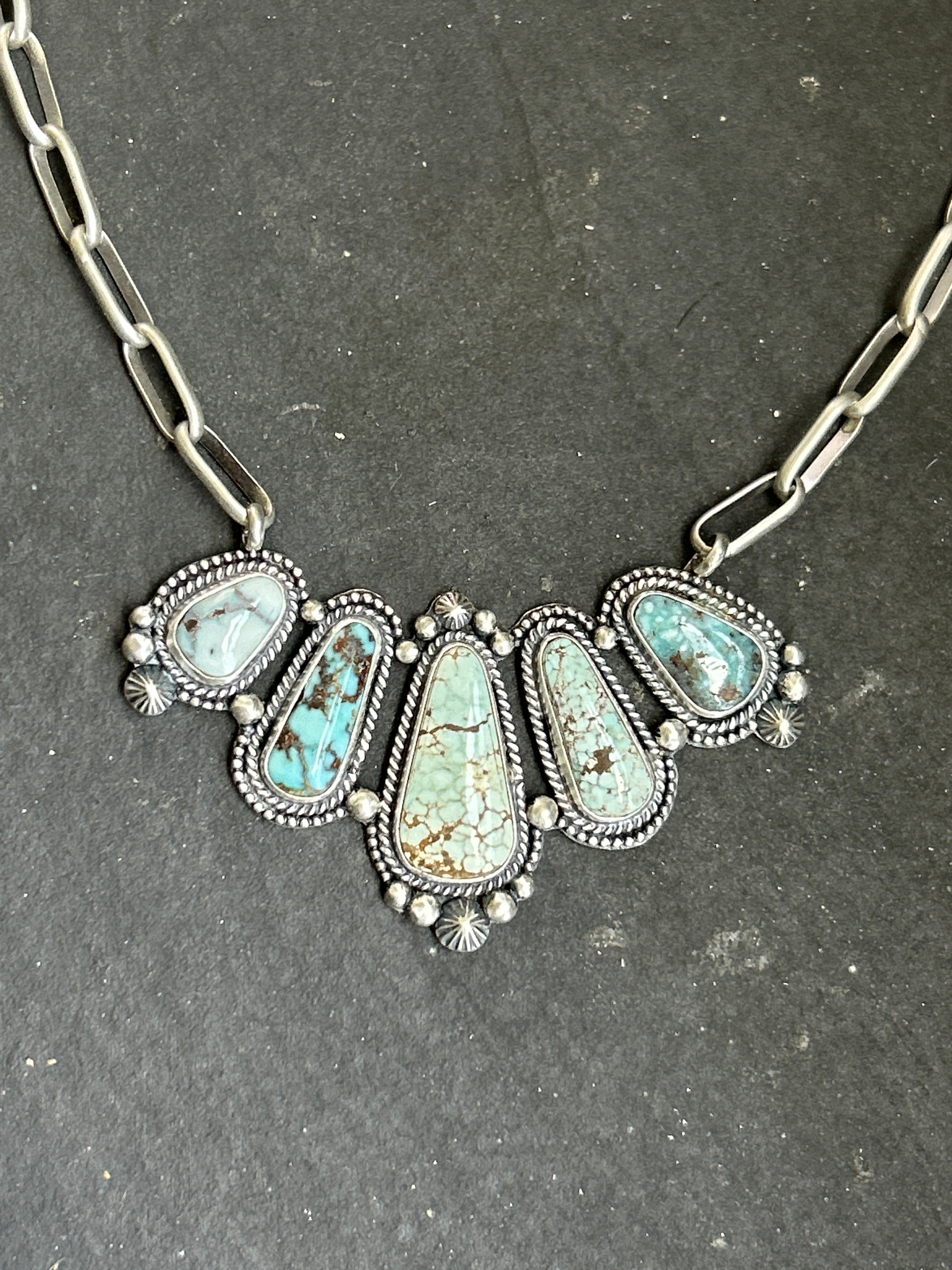 Dry Creek Turquoise Bar Necklace