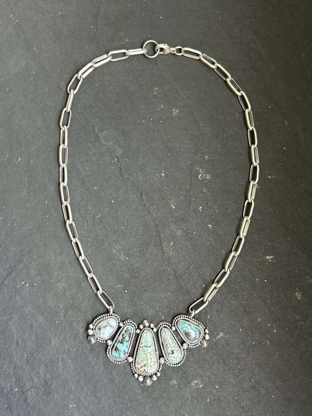 Dry Creek Turquoise Bar Necklace