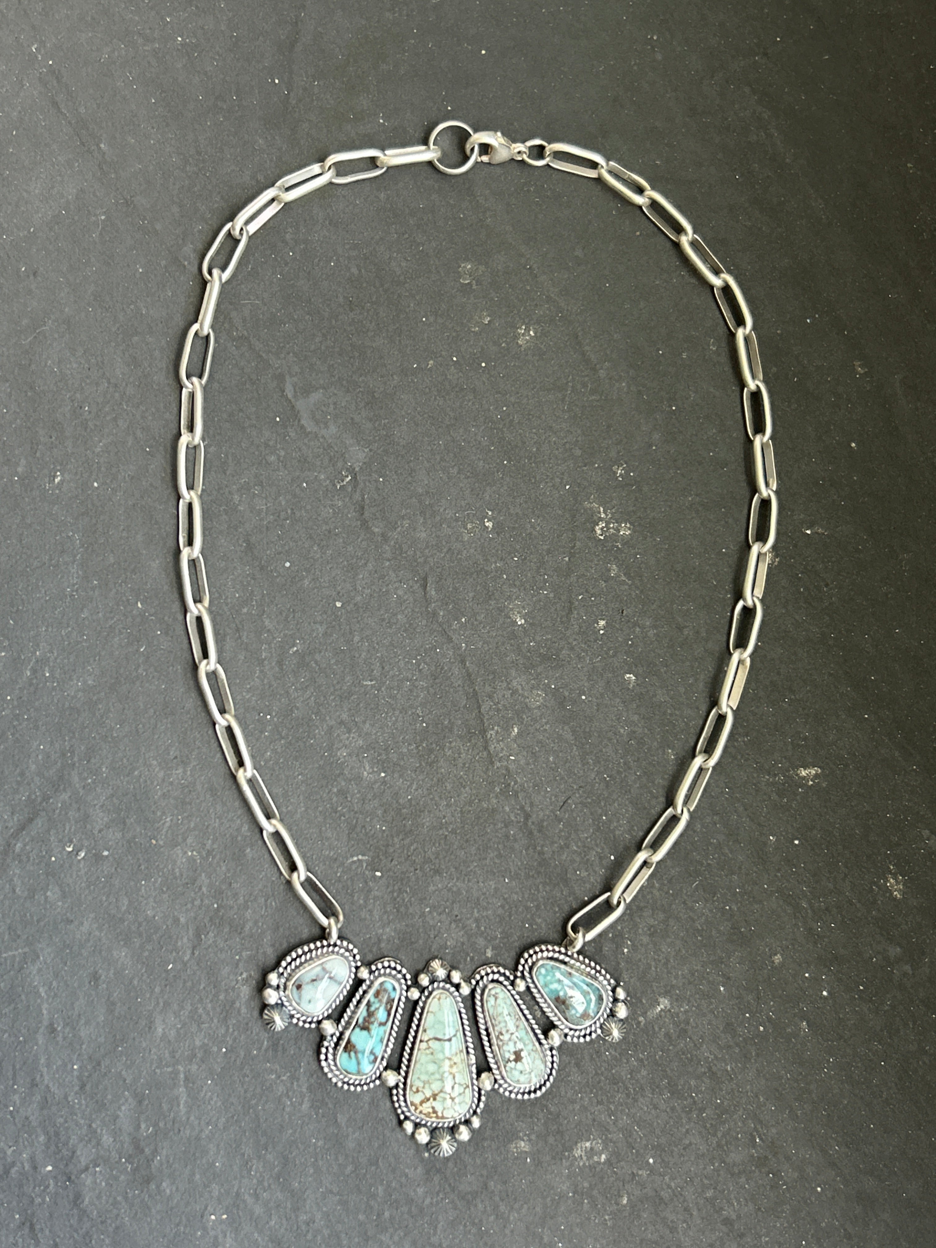 Dry Creek Turquoise Bar Necklace