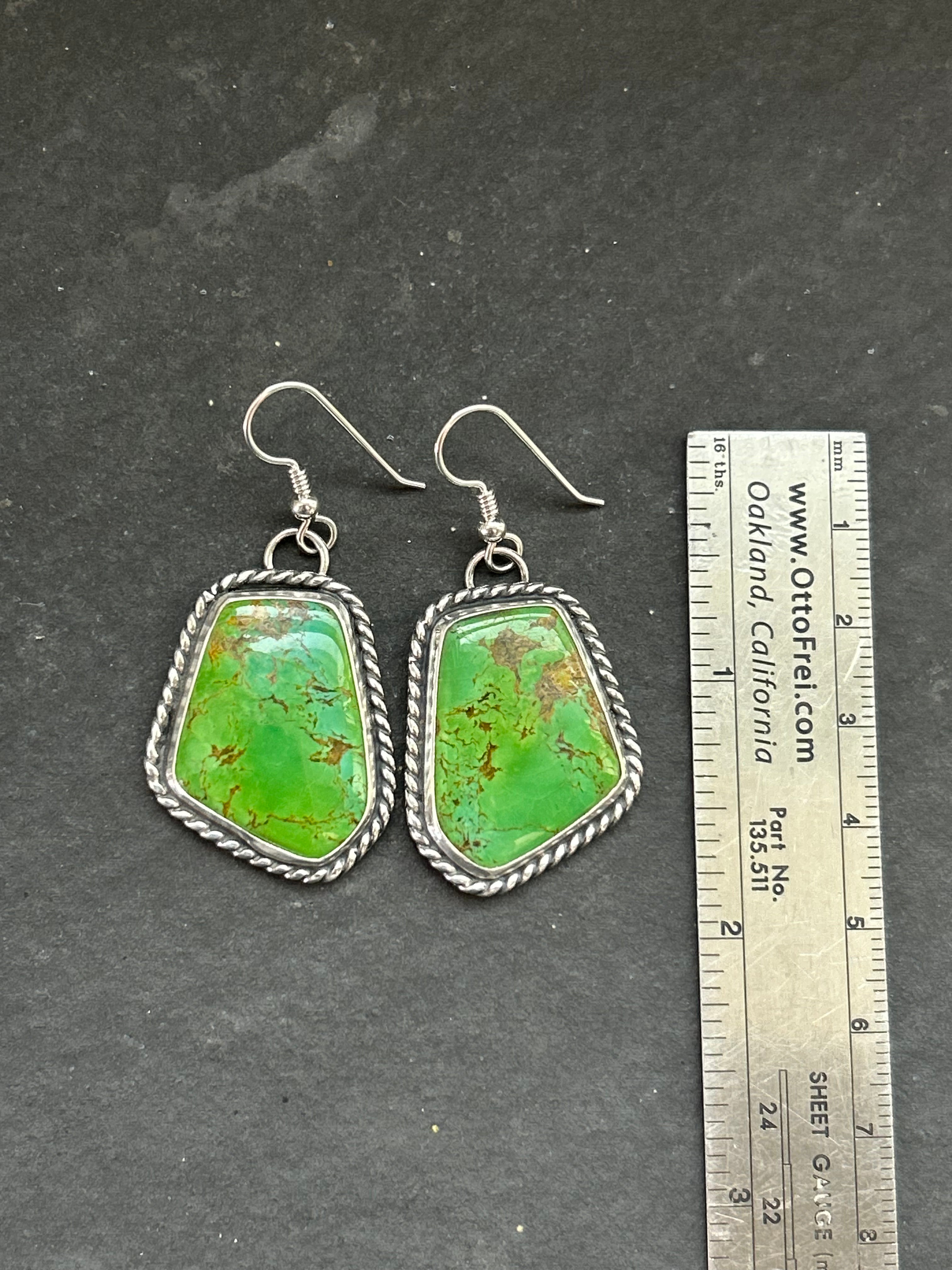 Sonoran Turquoise Dangle Earrings Style #1