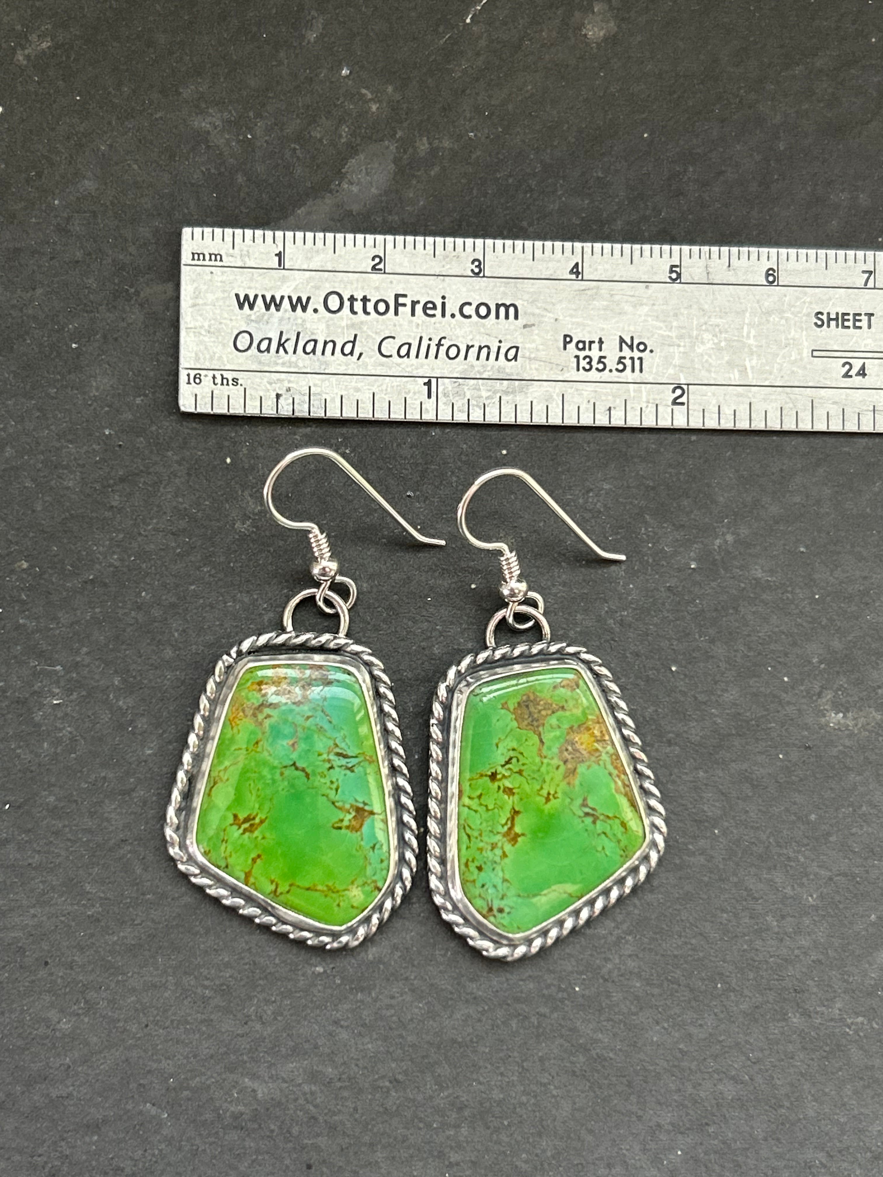 Sonoran Turquoise Dangle Earrings Style #1