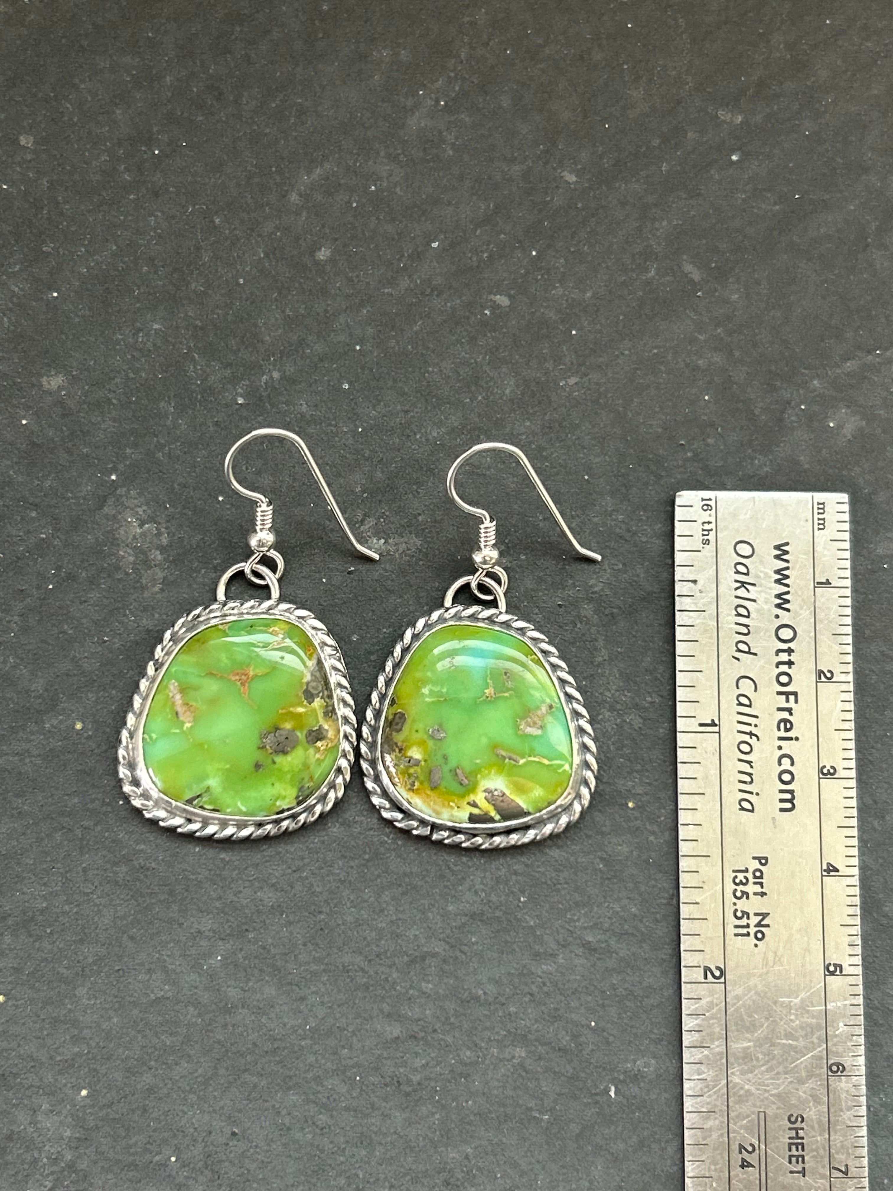 Sonoran Turquoise Dangle Earrings Style #3