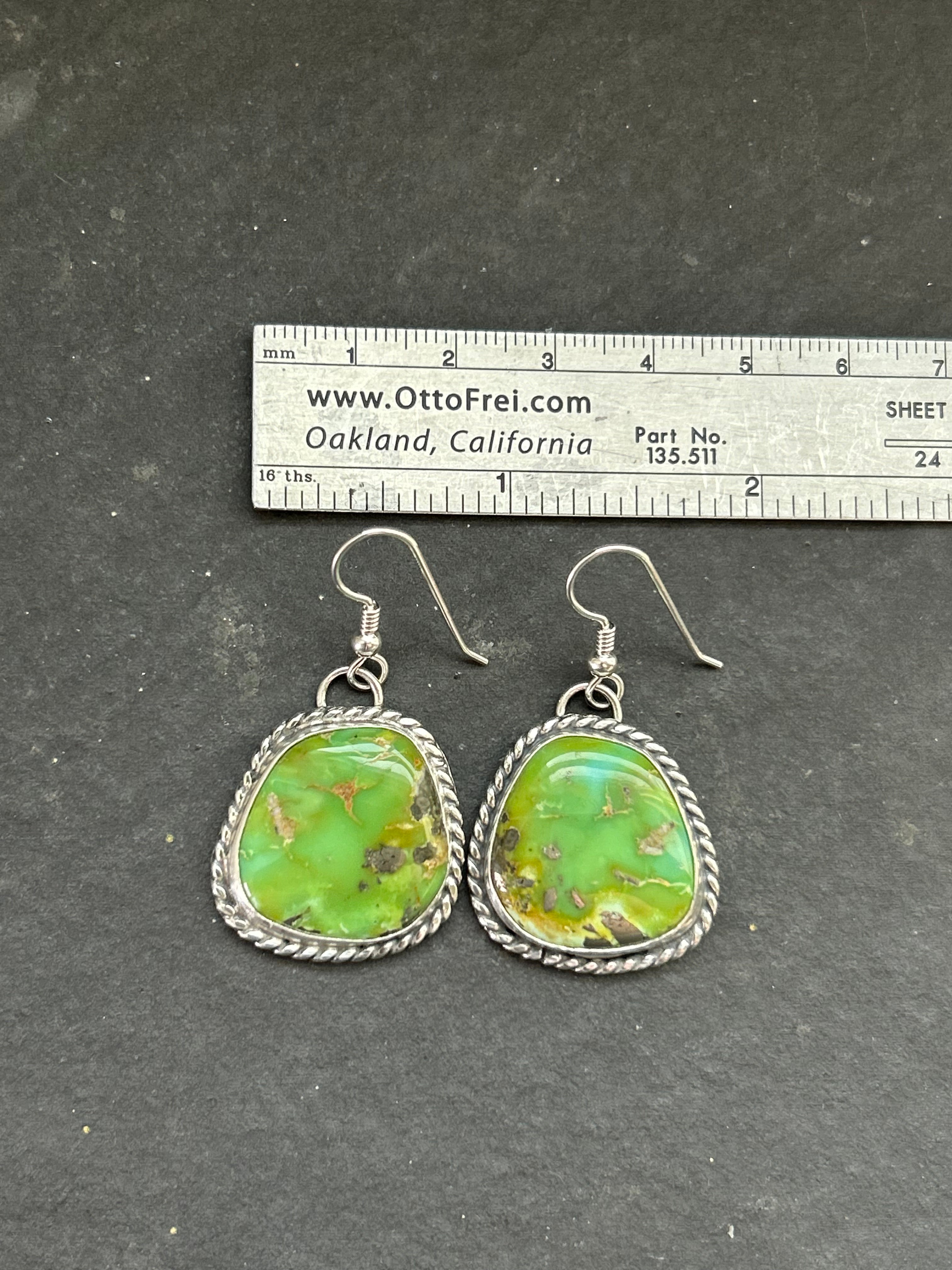 Sonoran Turquoise Dangle Earrings Style #3