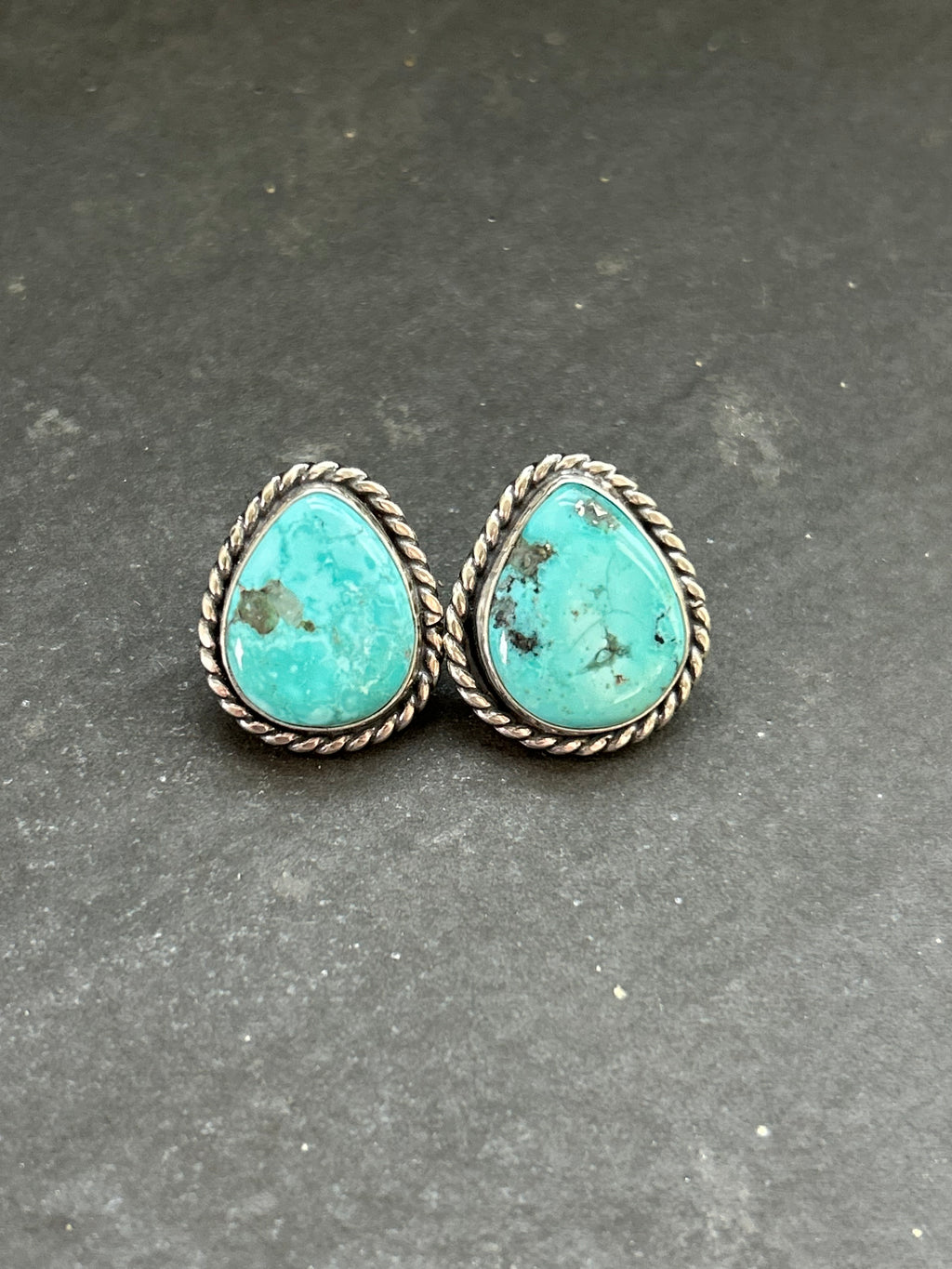 Whitewater Turquoise Stud Earrings #3