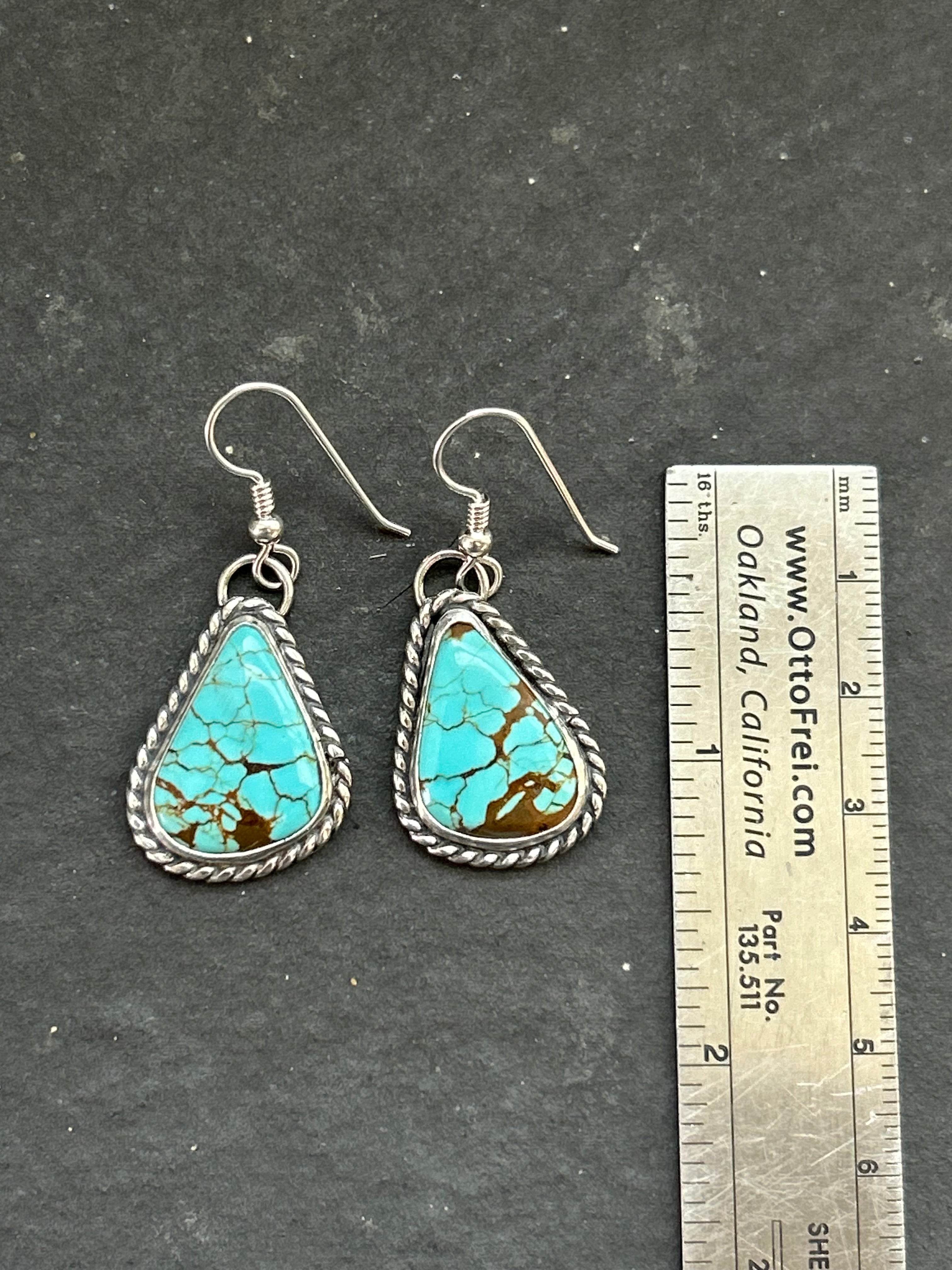 Mine #8 Dangle Earrings Style #1
