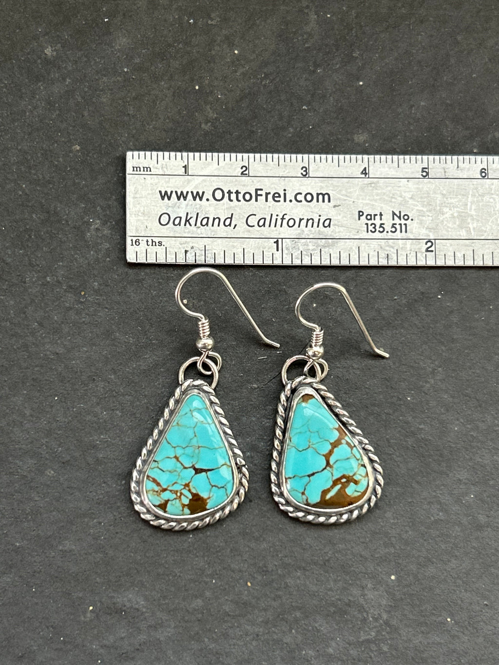 Mine #8 Dangle Earrings Style #1