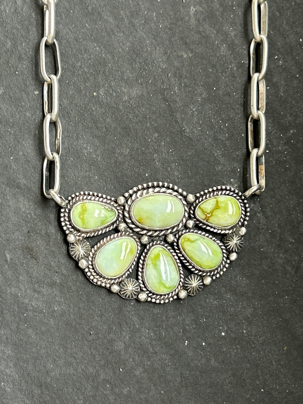 Palomino Half Cluster Necklace