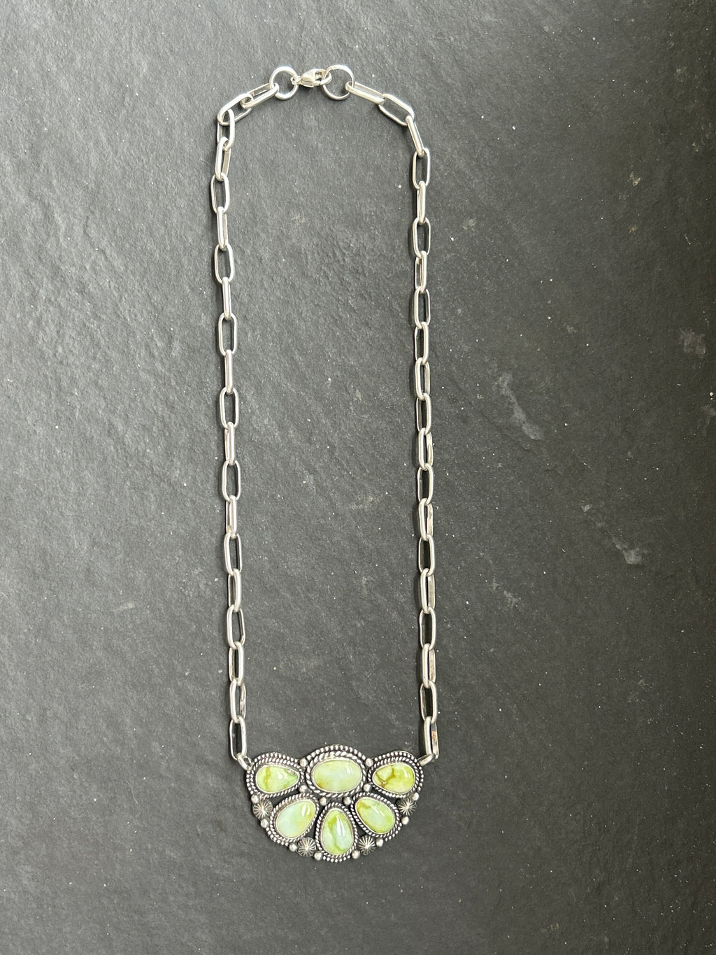 Palomino Half Cluster Necklace