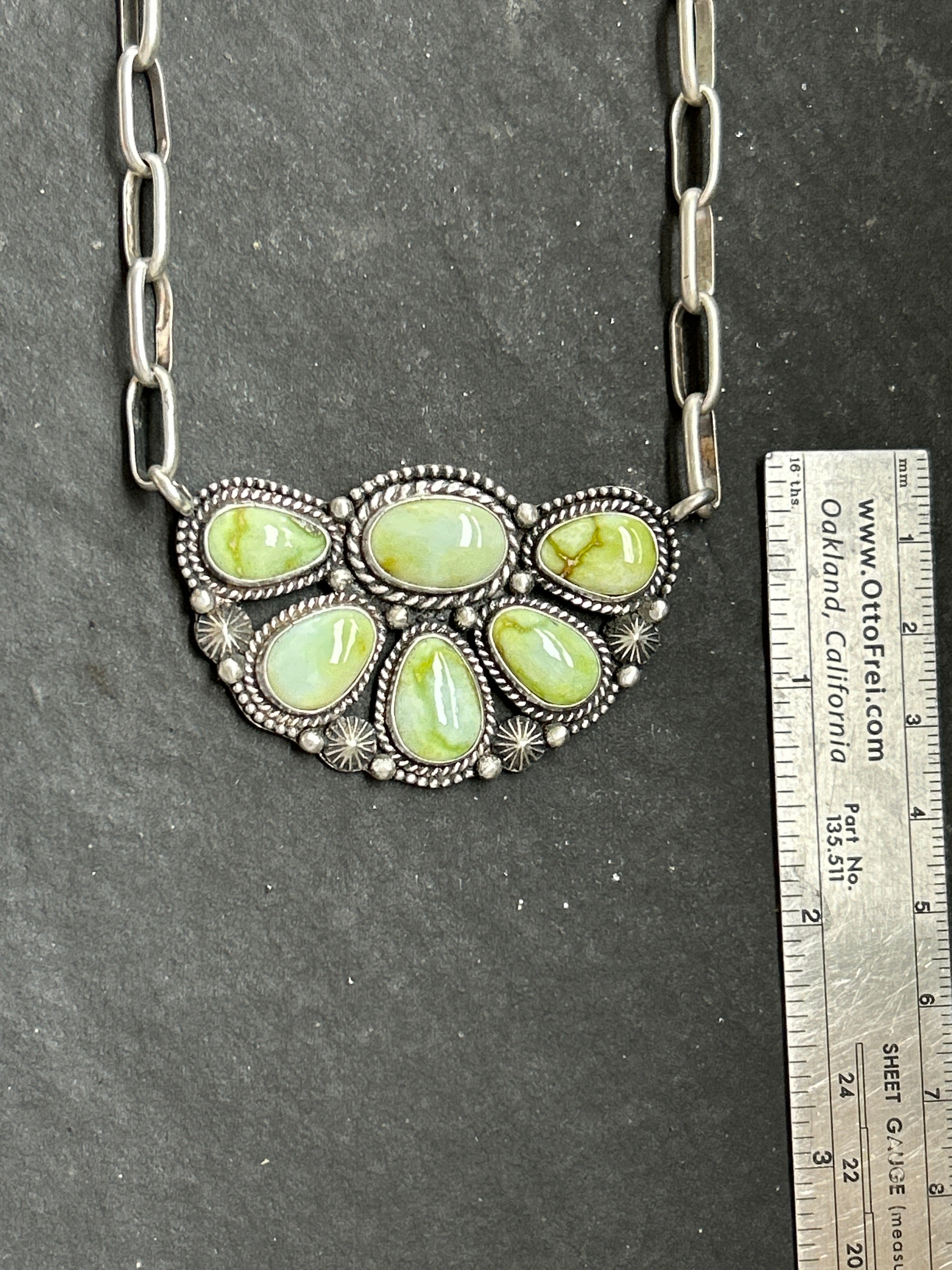 Palomino Half Cluster Necklace