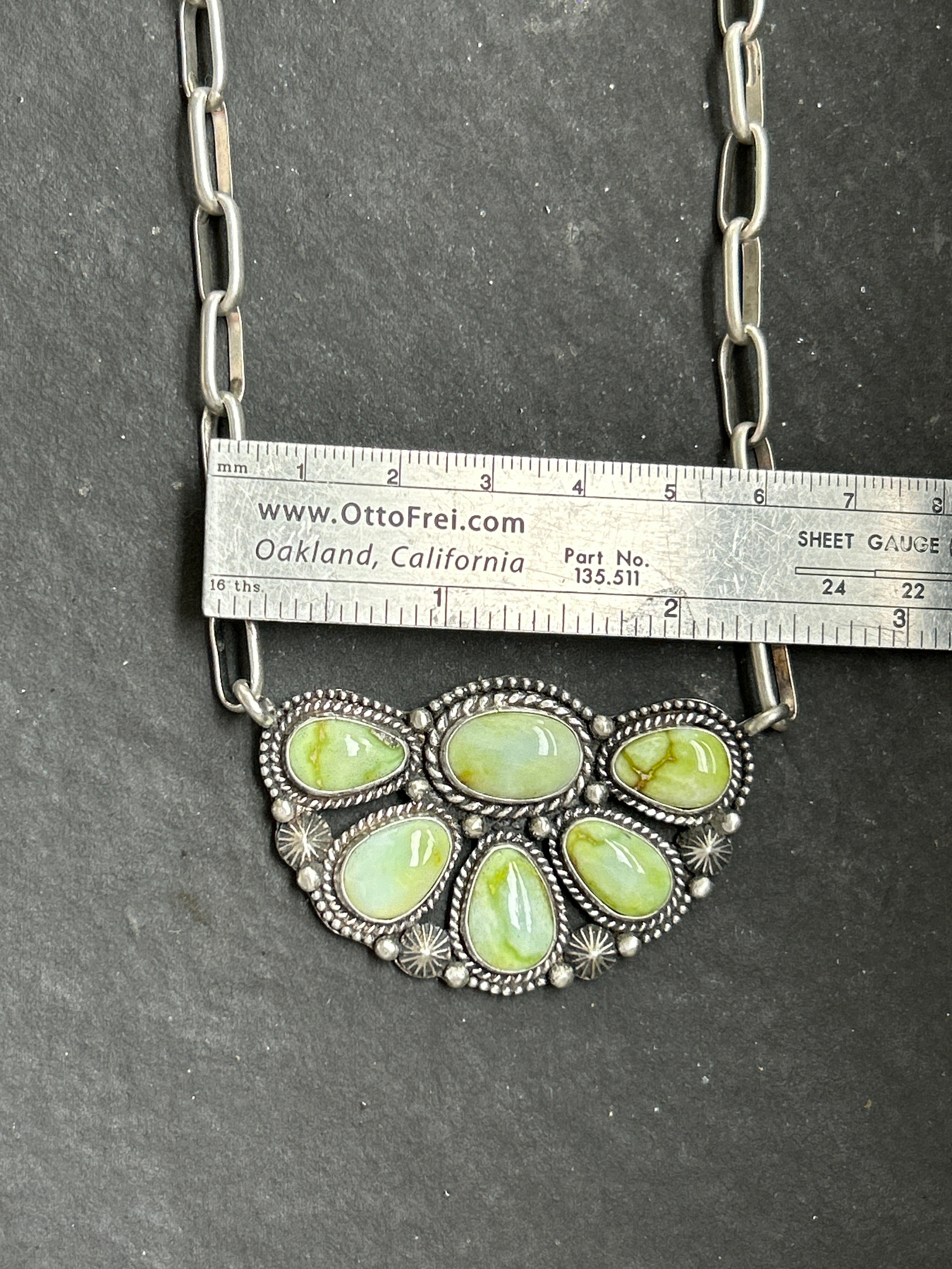 Palomino Half Cluster Necklace