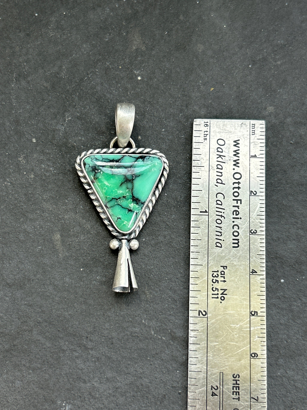 Emerald Rose Mini Blossom Pendant