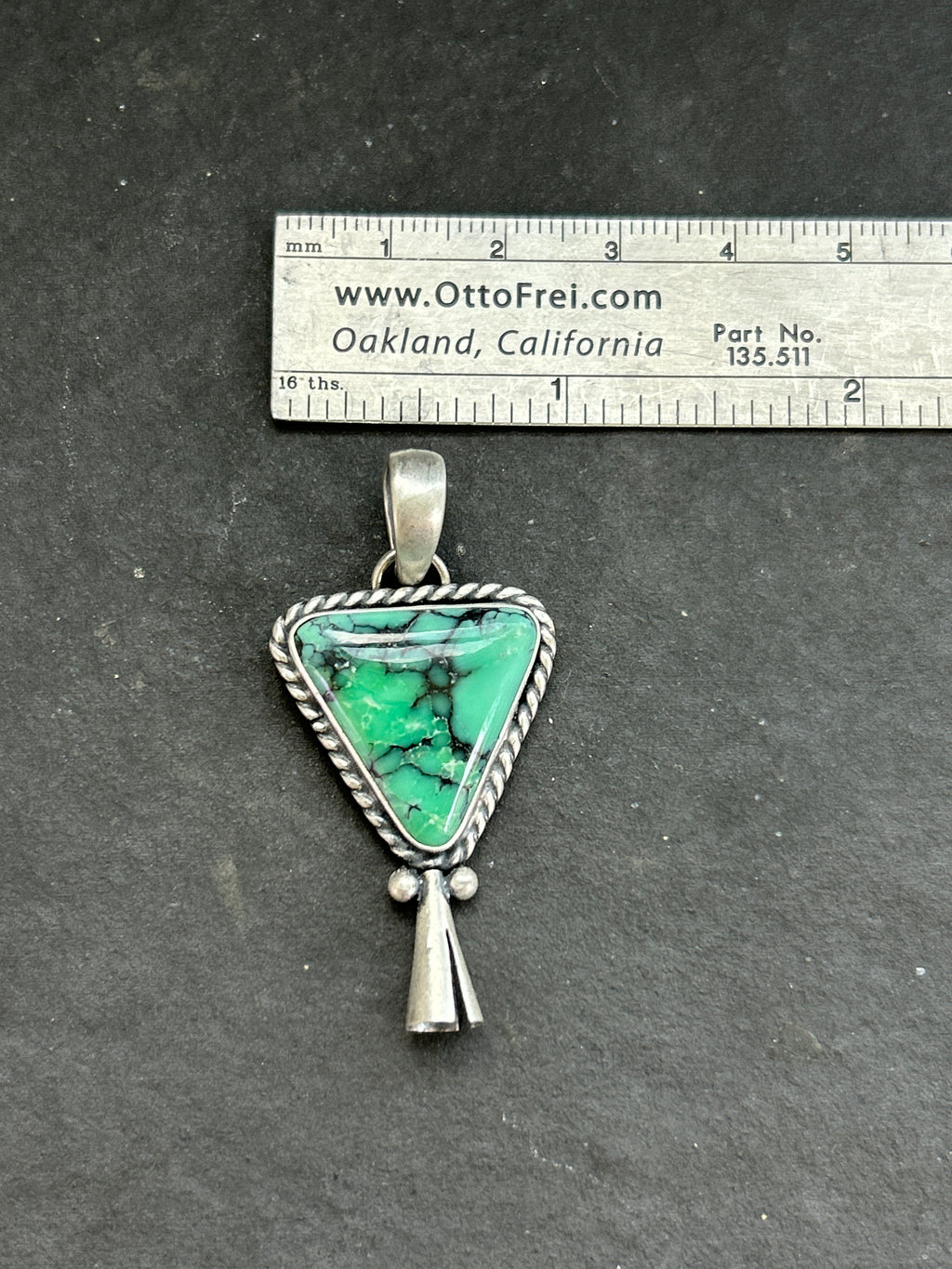 Emerald Rose Mini Blossom Pendant