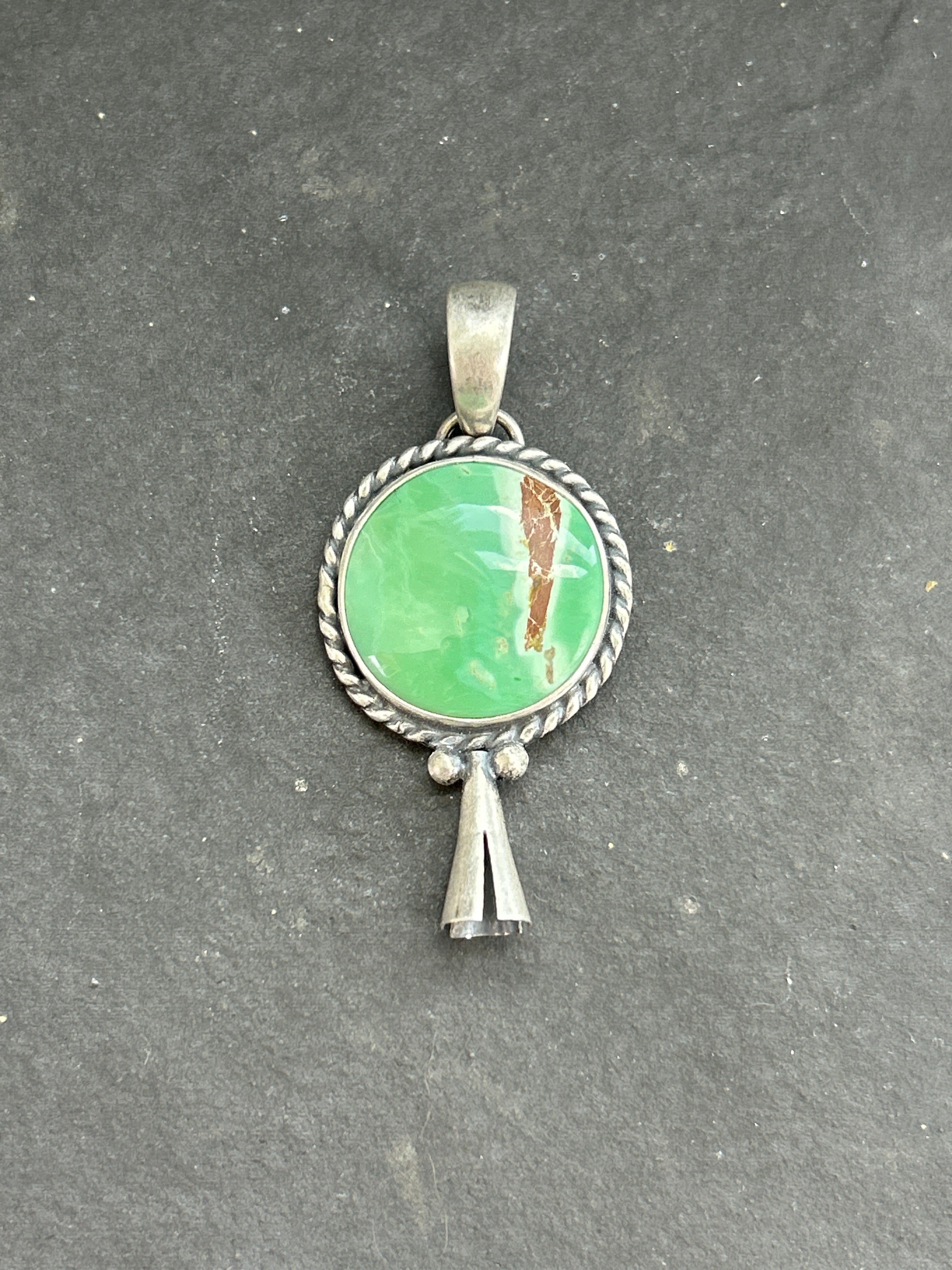 Australian Variscite Mini Blossom Pendant
