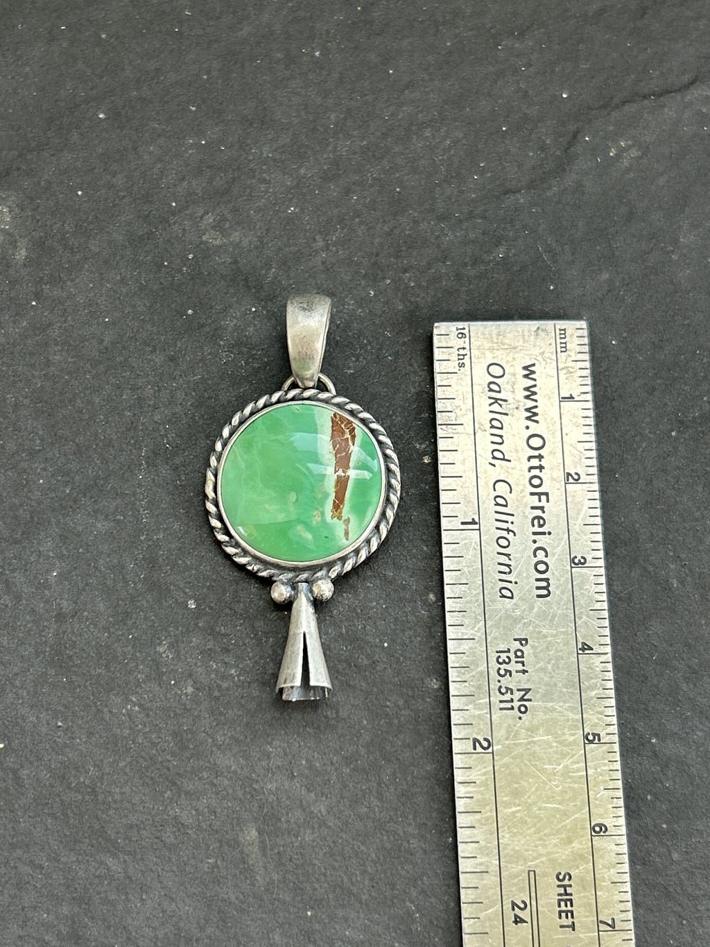 Australian Variscite Mini Blossom Pendant