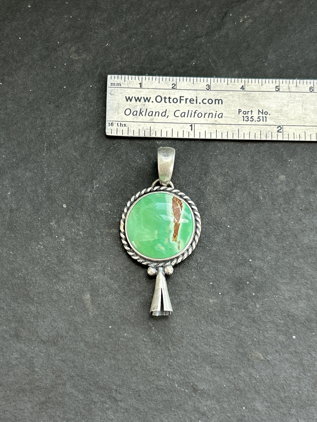 Australian Variscite Mini Blossom Pendant