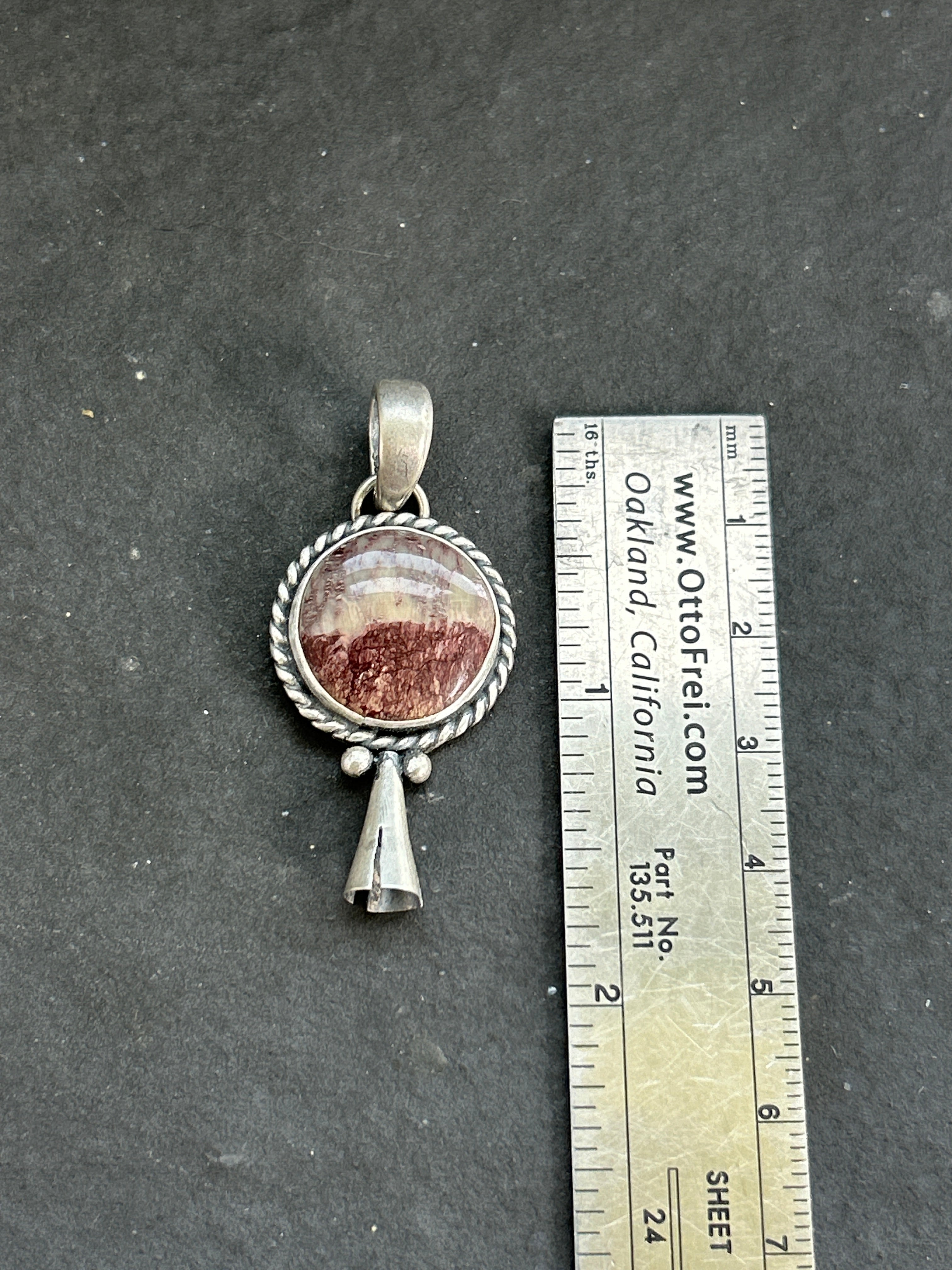 Red Buffalo Mini Blossom Pendant