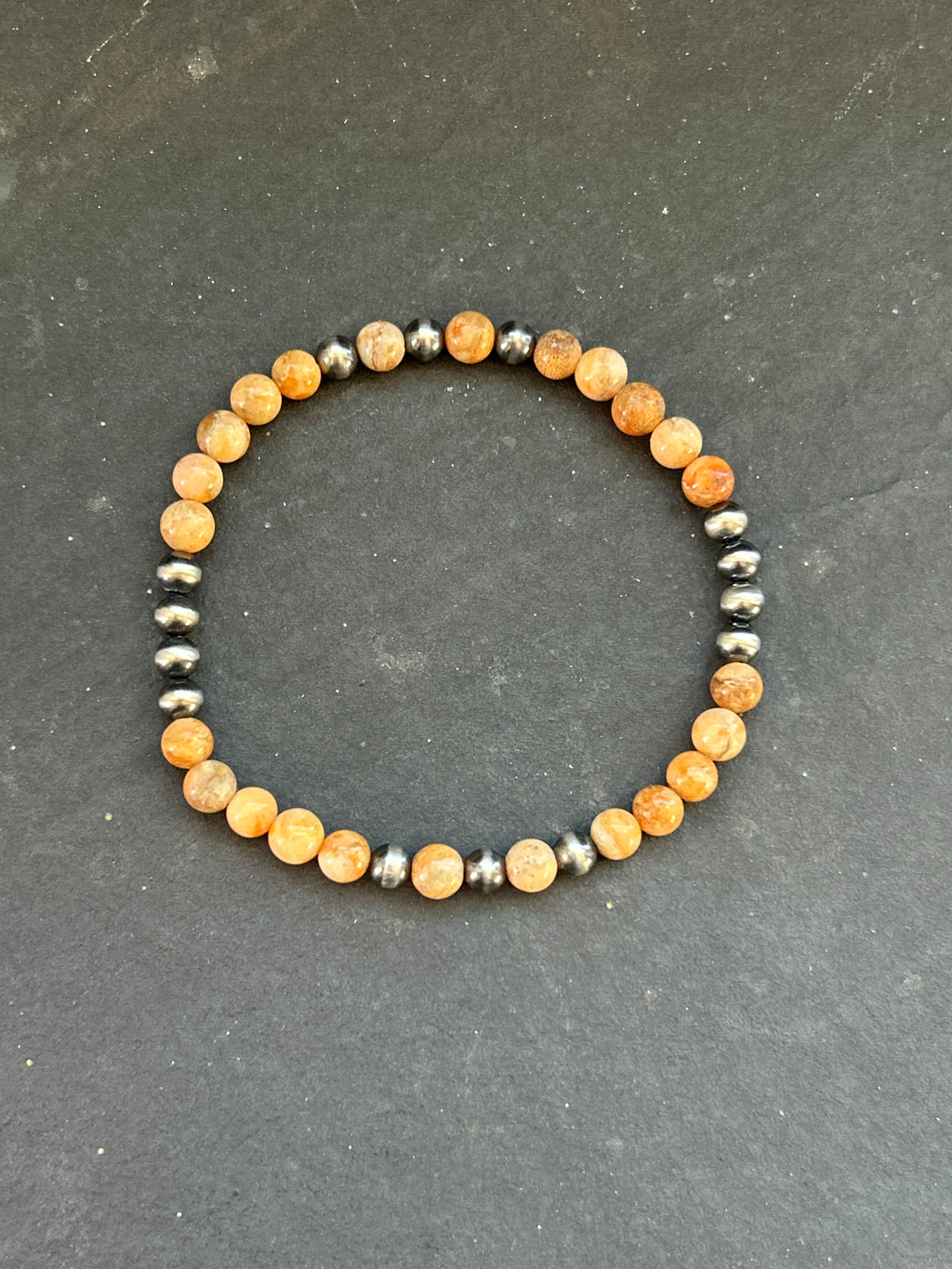 Bone Coral Stretchy Stacker Bracelet Style #1
