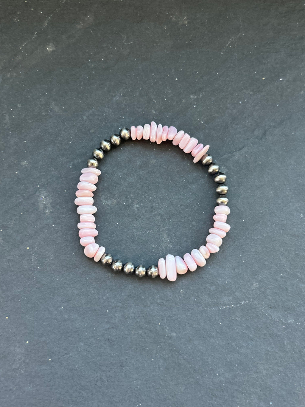 Pink Conch Stretchy Stacker Bracelet