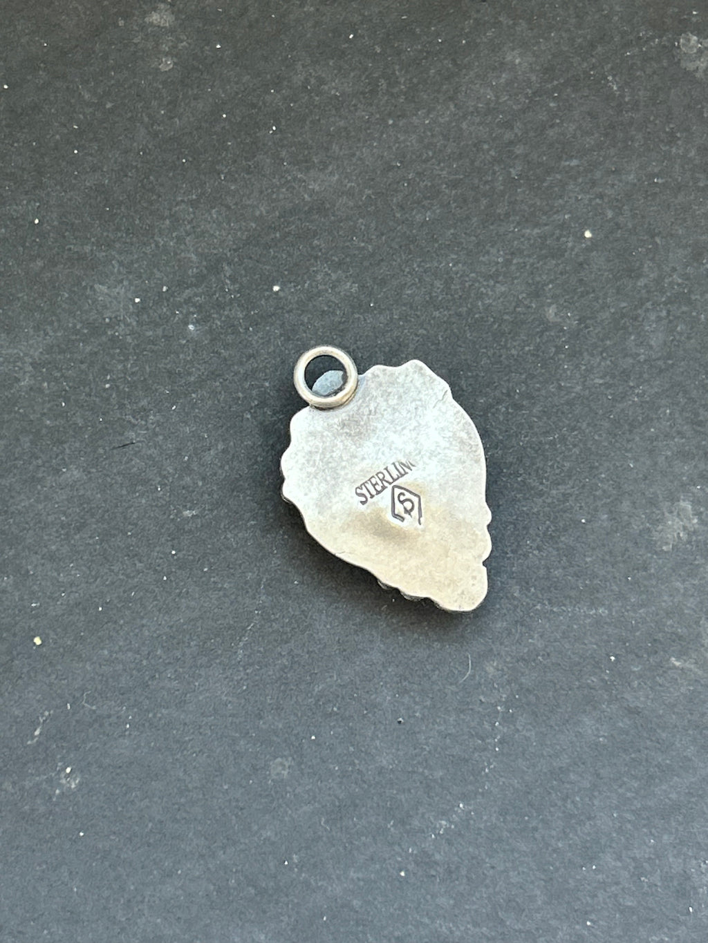 Lone Peak Turquoise Heart Charm