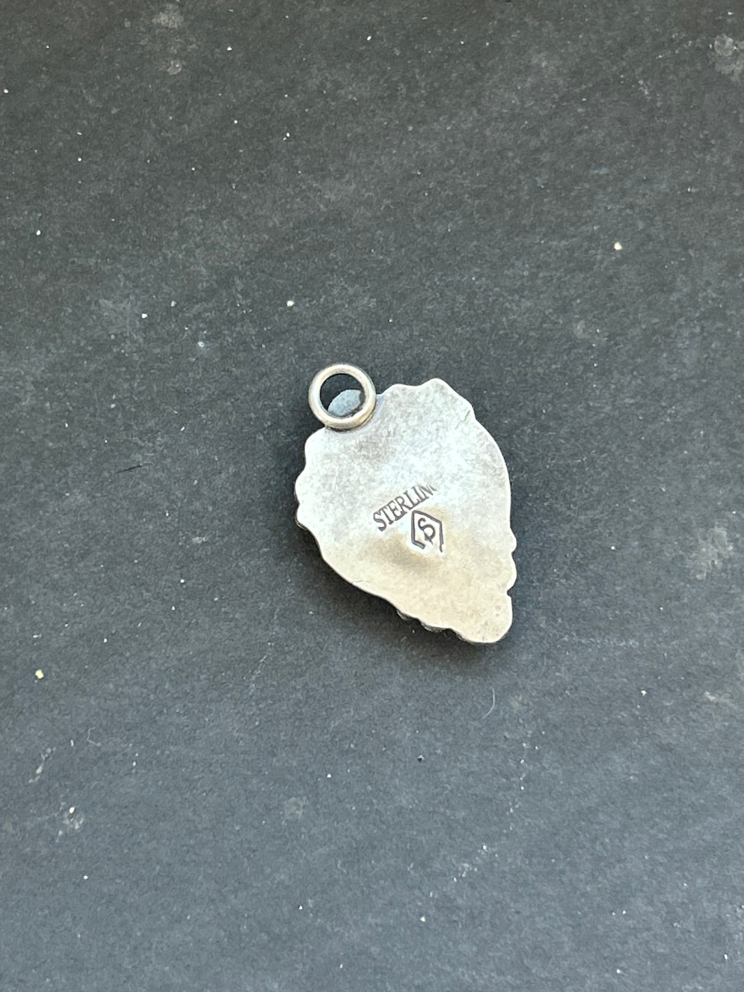Lone Peak Turquoise Heart Charm