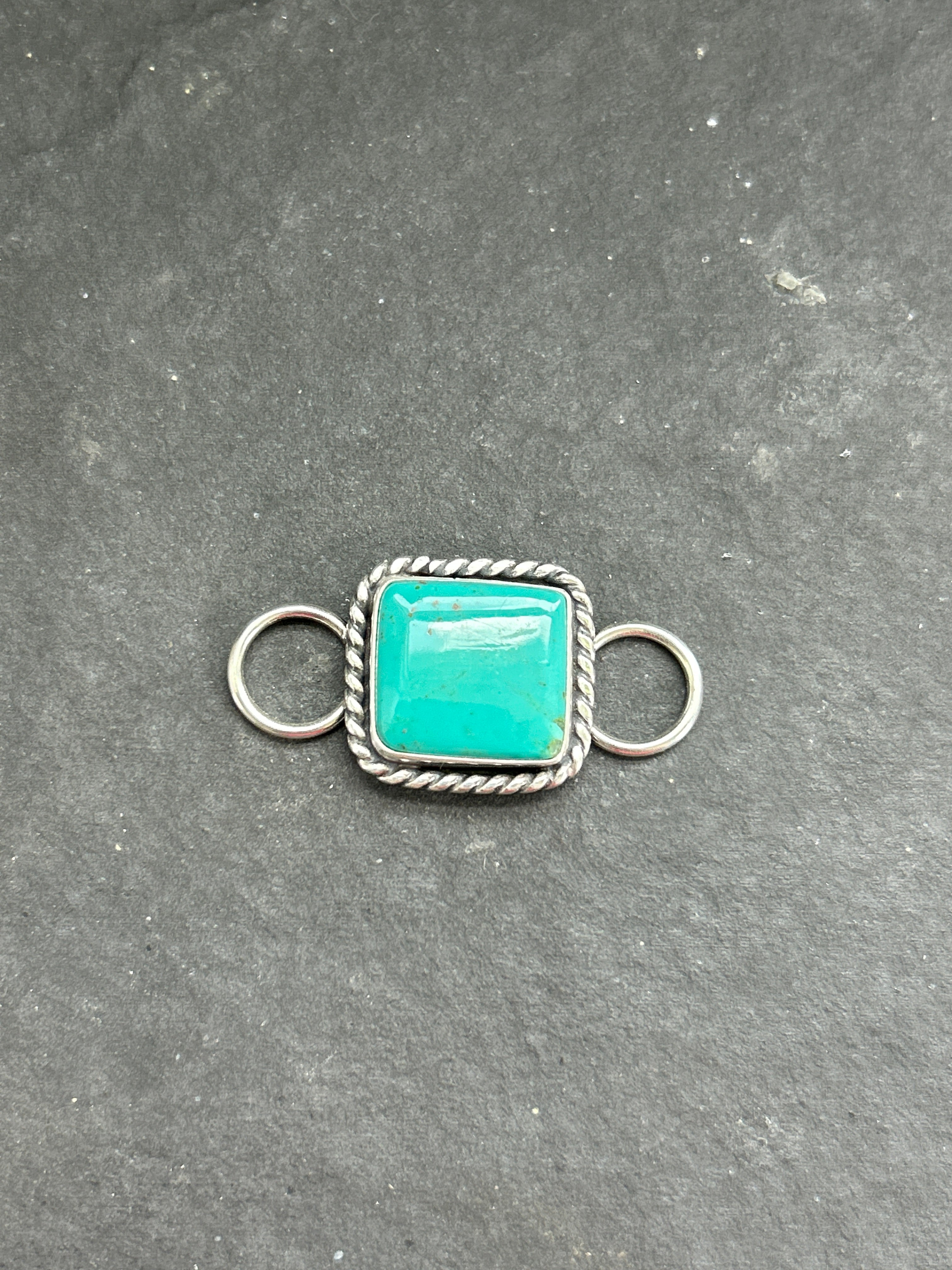 Kingman Turquoise Twilly Rag Slider Style #1