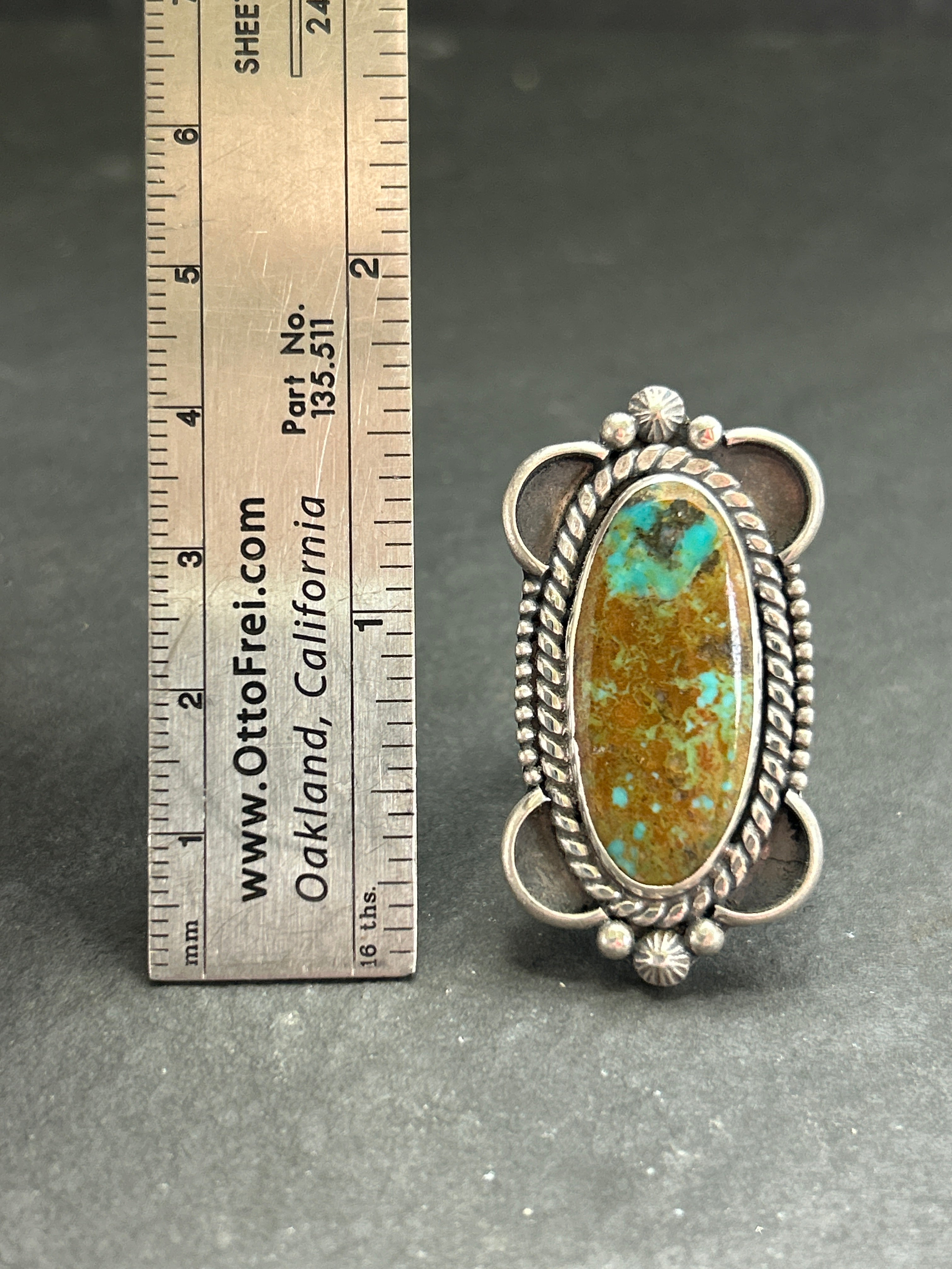 Royston Turquoise Ring Style #6
