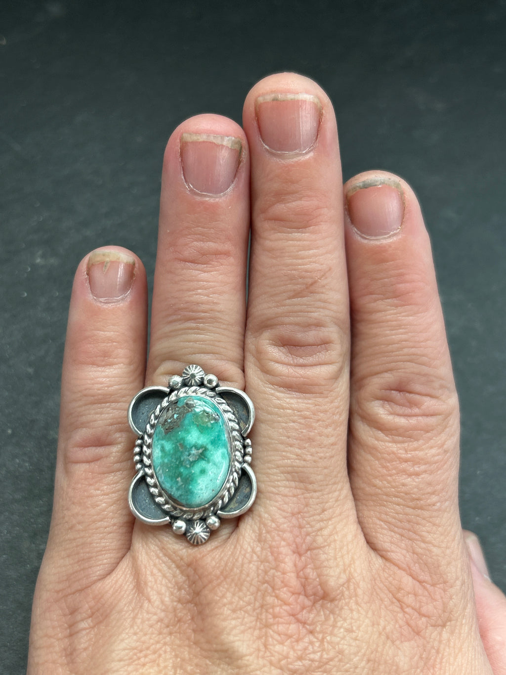 Whitewater Turquoise Ring