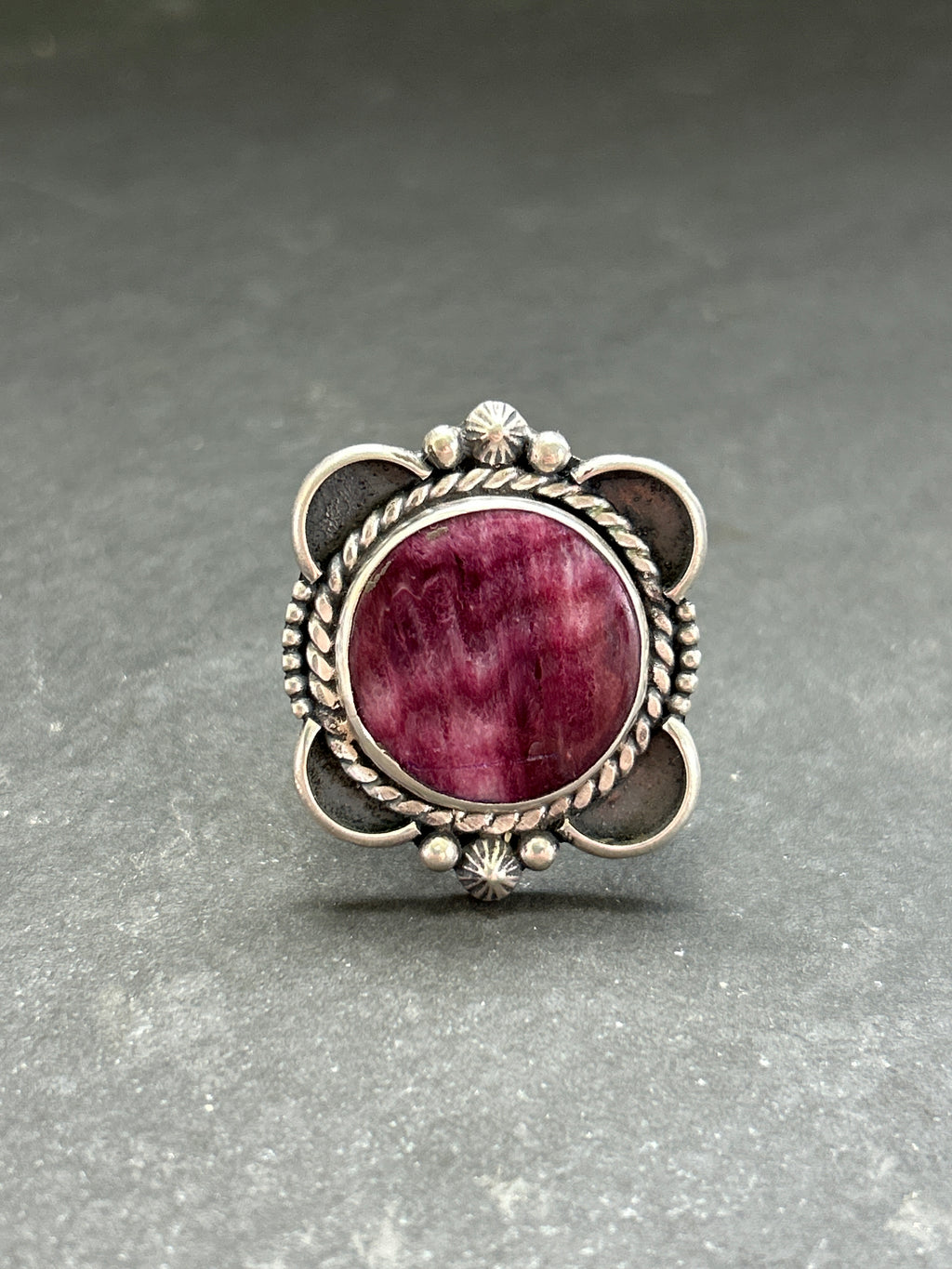 Purple Spiny Oyster Ring Style #1