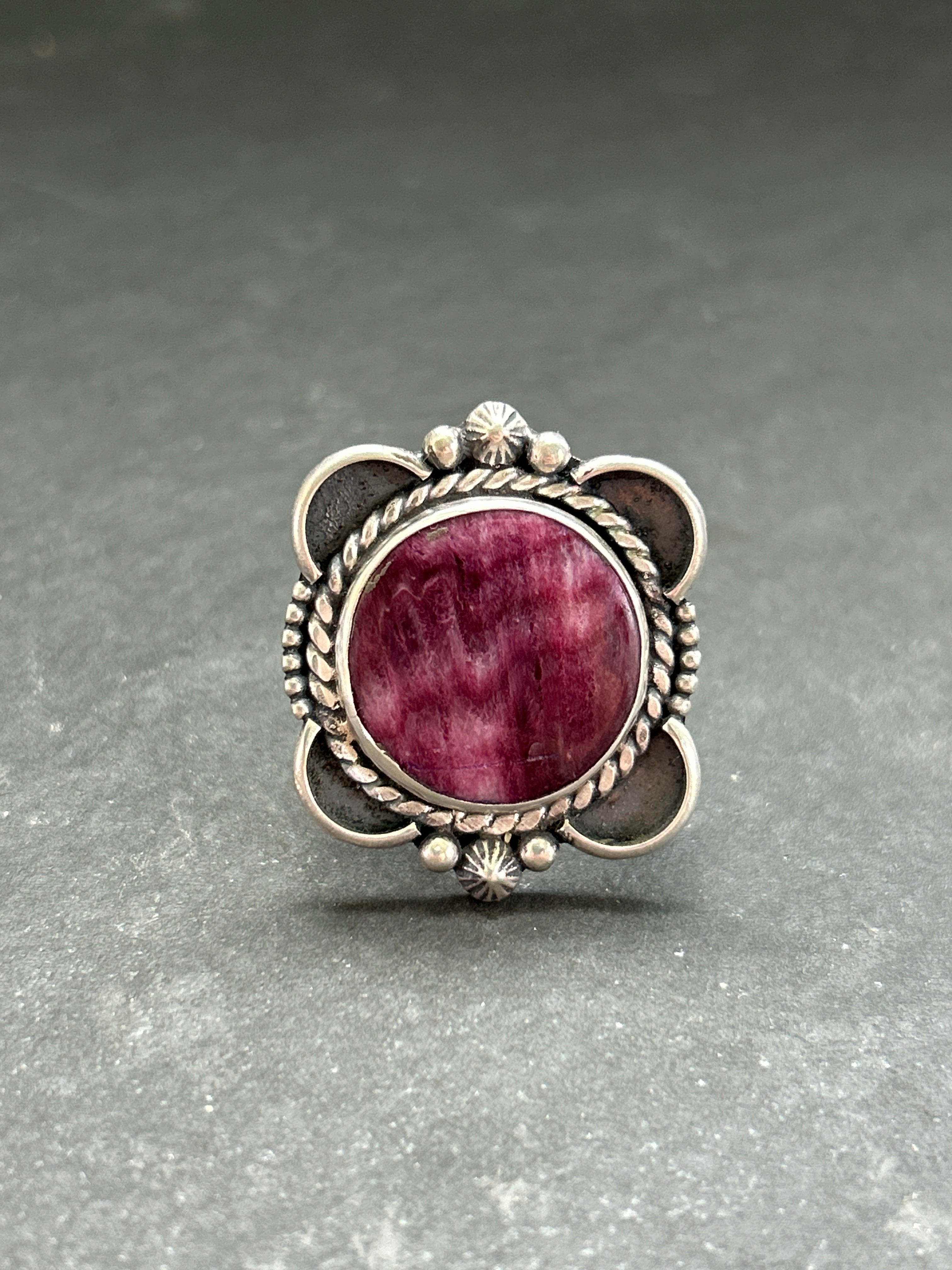 Purple Spiny Oyster Ring Style #1
