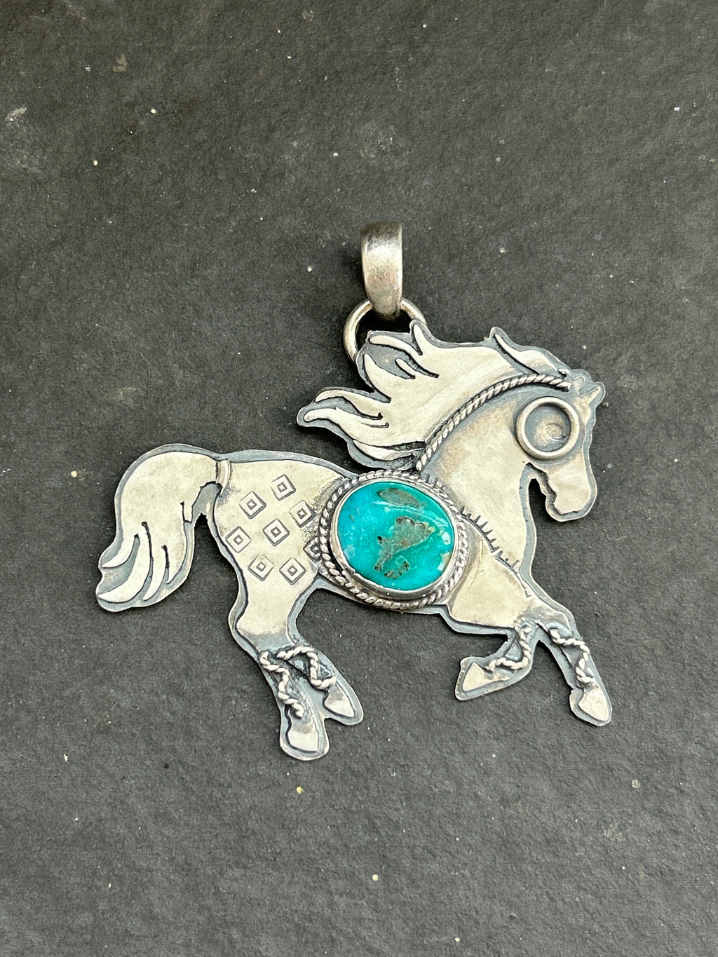 Wild + Free Pendant w/#1 Stamp