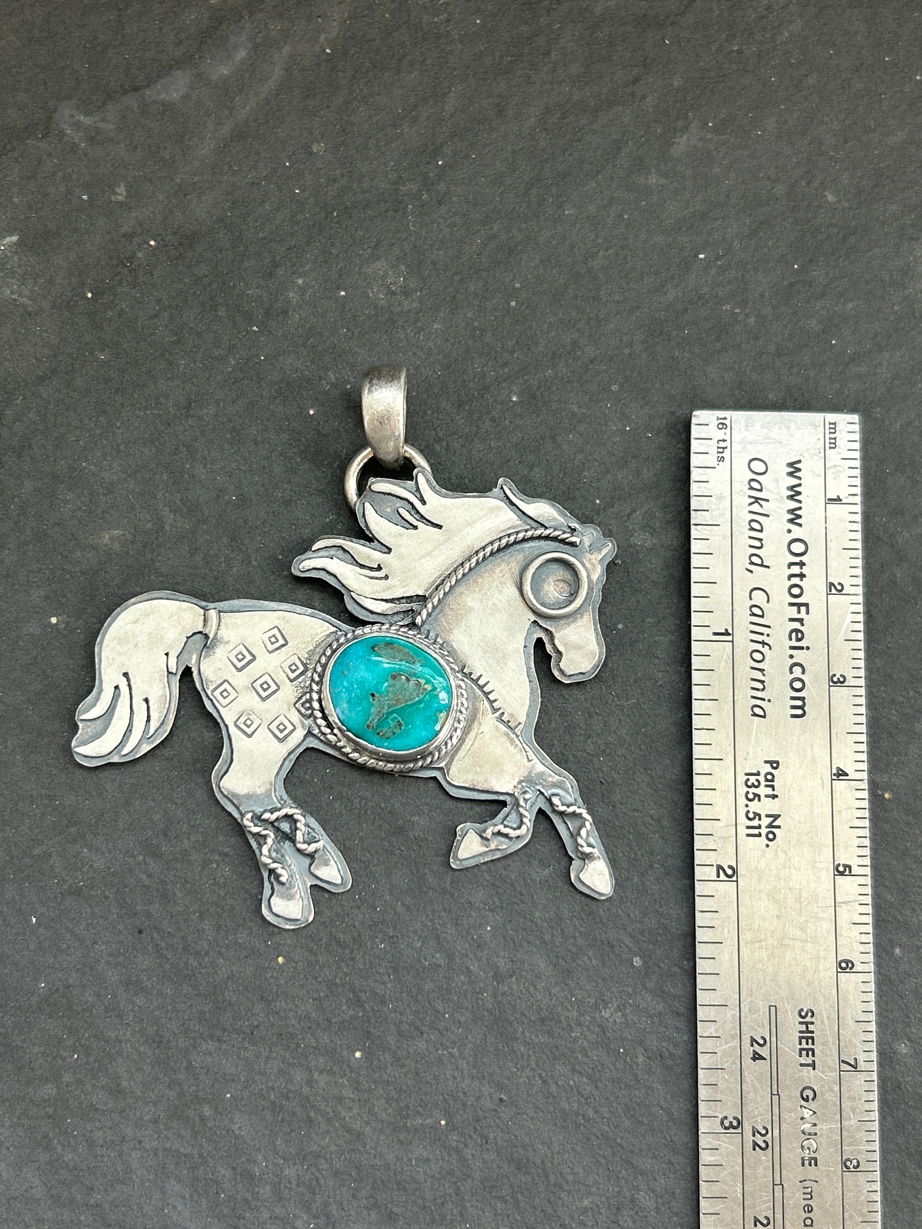 Wild + Free Pendant w/#1 Stamp