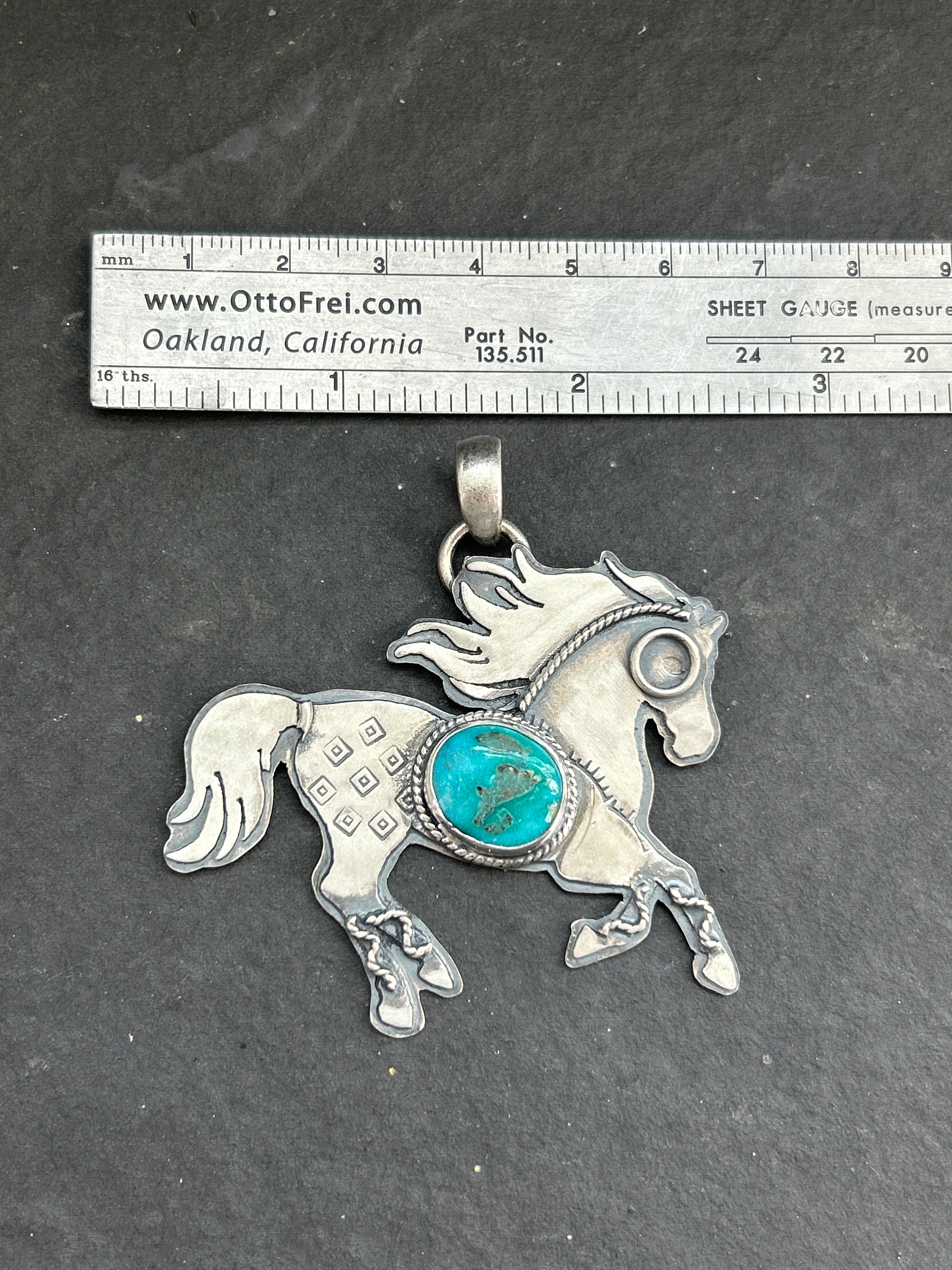 Wild + Free Pendant w/#1 Stamp