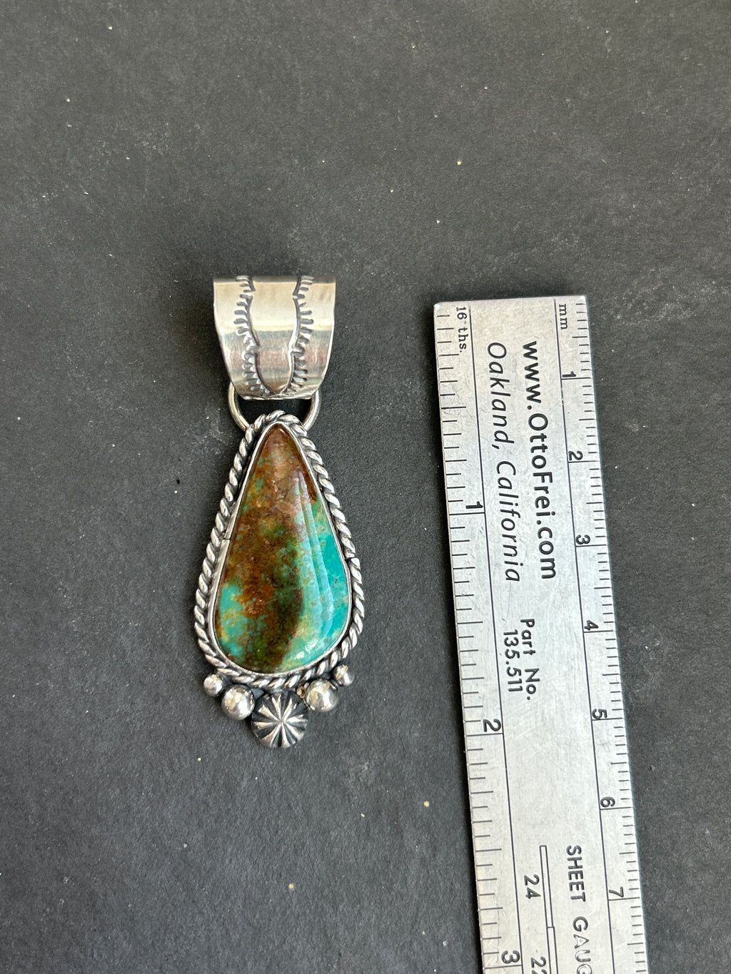 Royston Turquoise Pendant