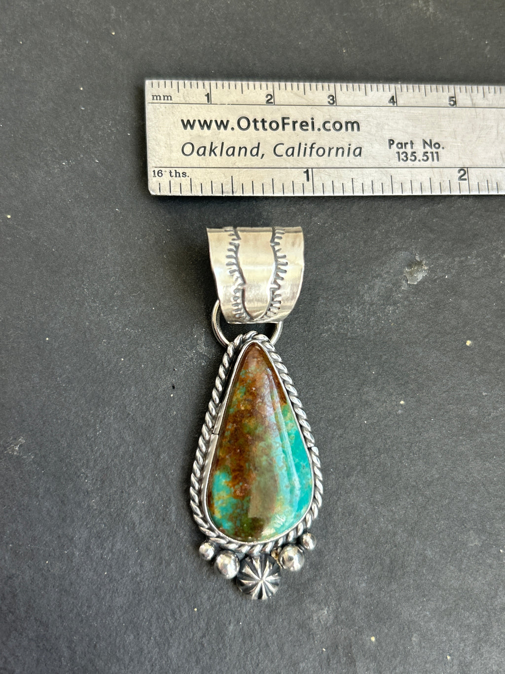 Royston Turquoise Pendant