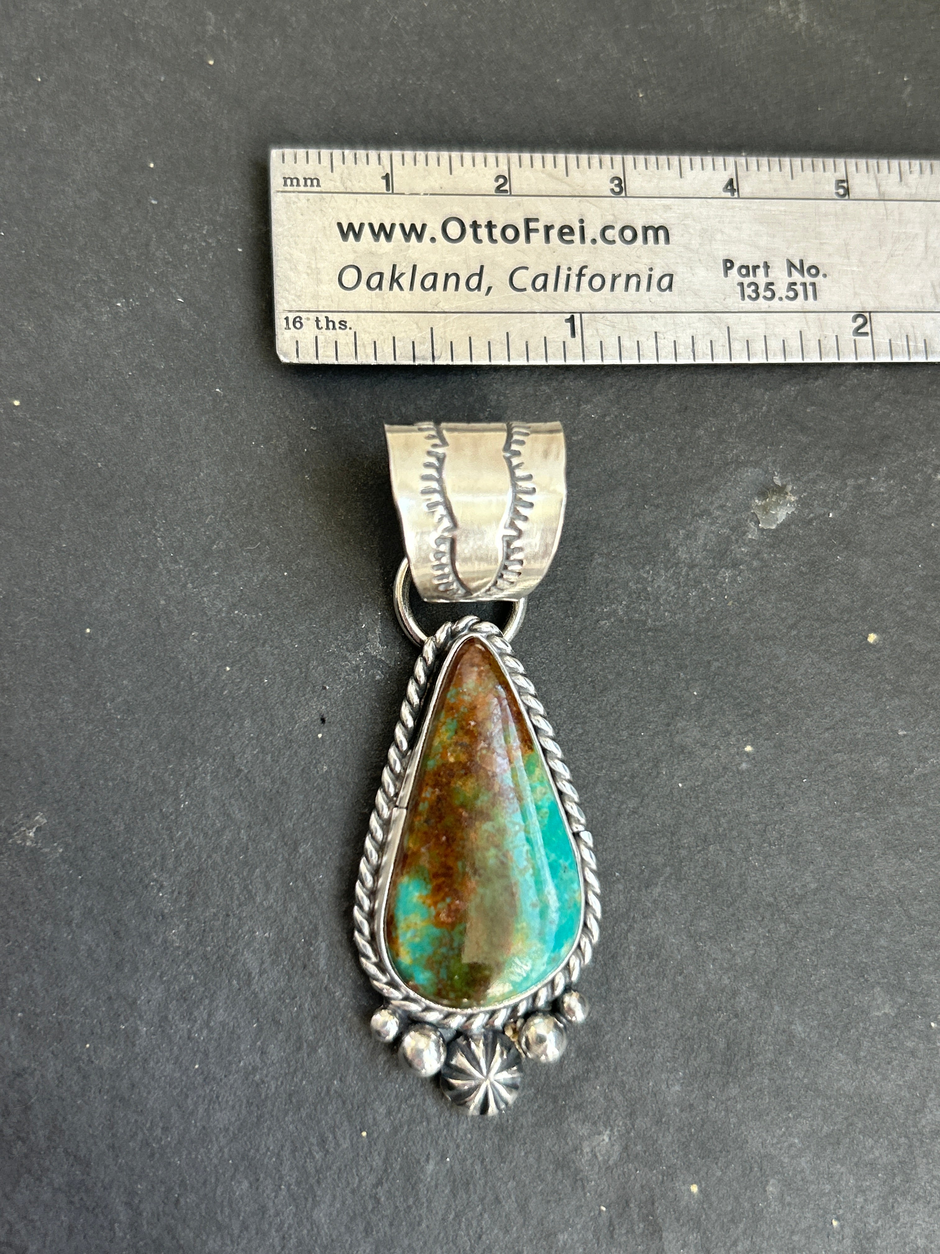 Royston Turquoise Pendant