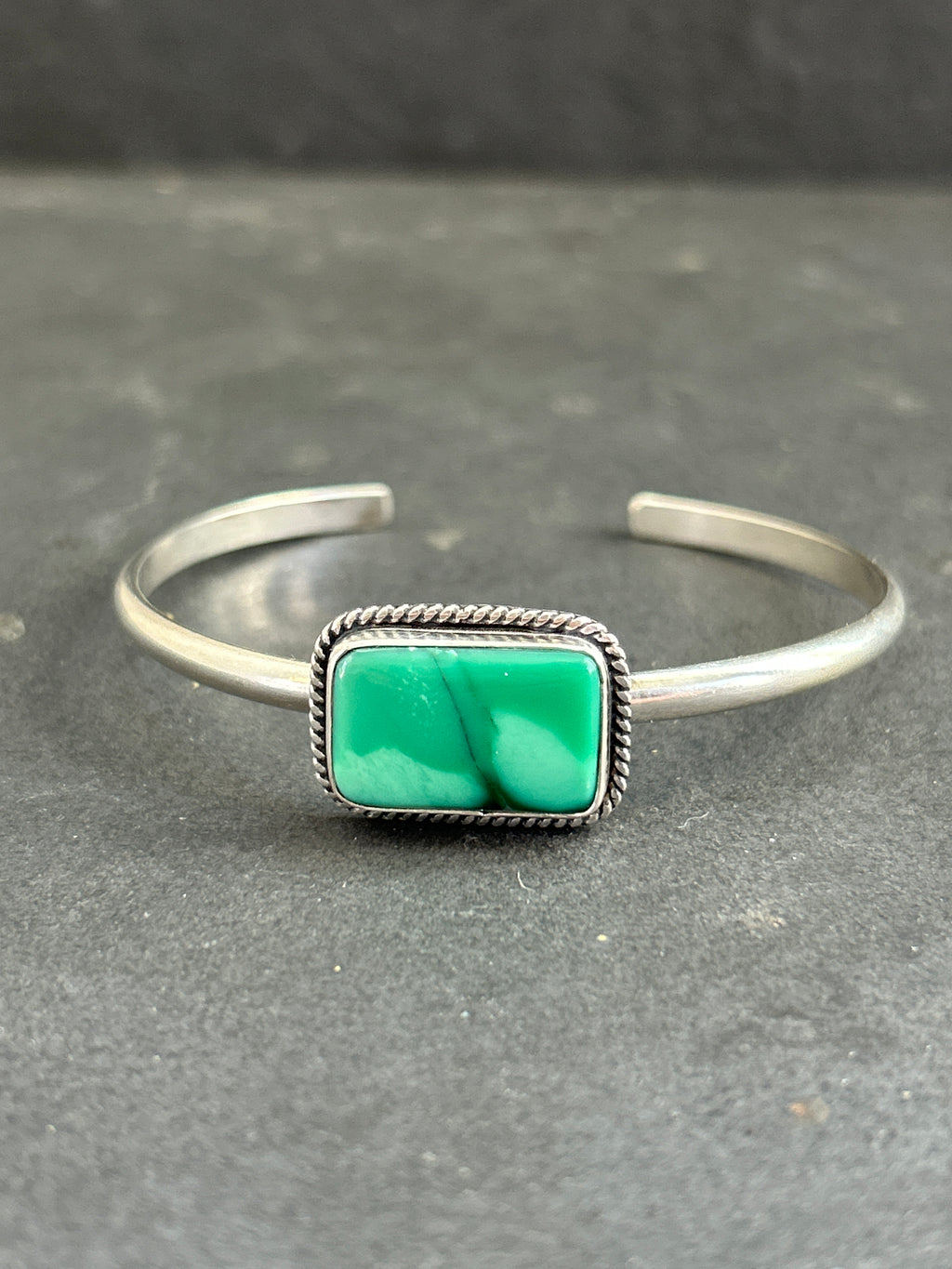 Emerald Rose Stacking Cuff