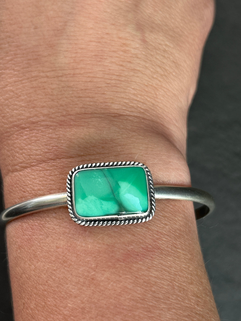 Emerald Rose Stacking Cuff