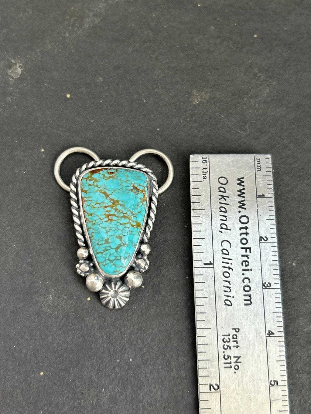 Mine #8 Turquoise Twilly Slide Style #2