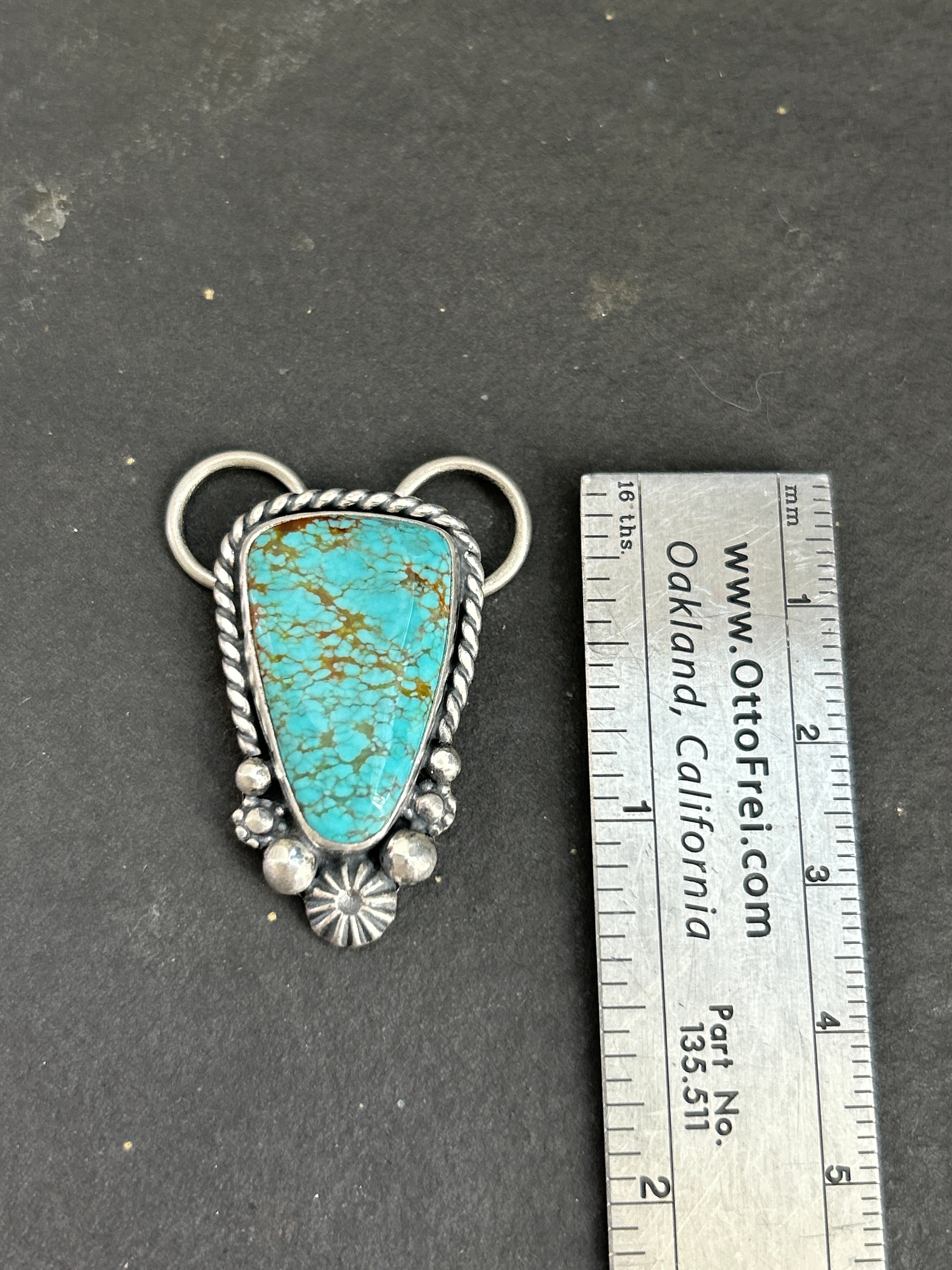 Mine #8 Turquoise Twilly Slide Style #2