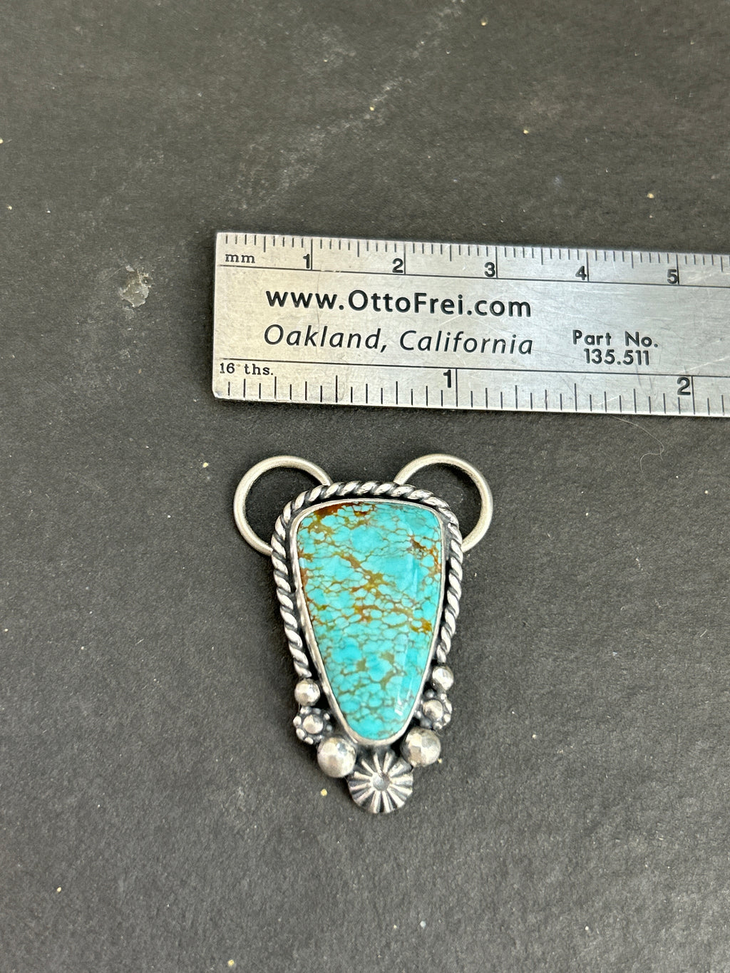 Mine #8 Turquoise Twilly Slide Style #2