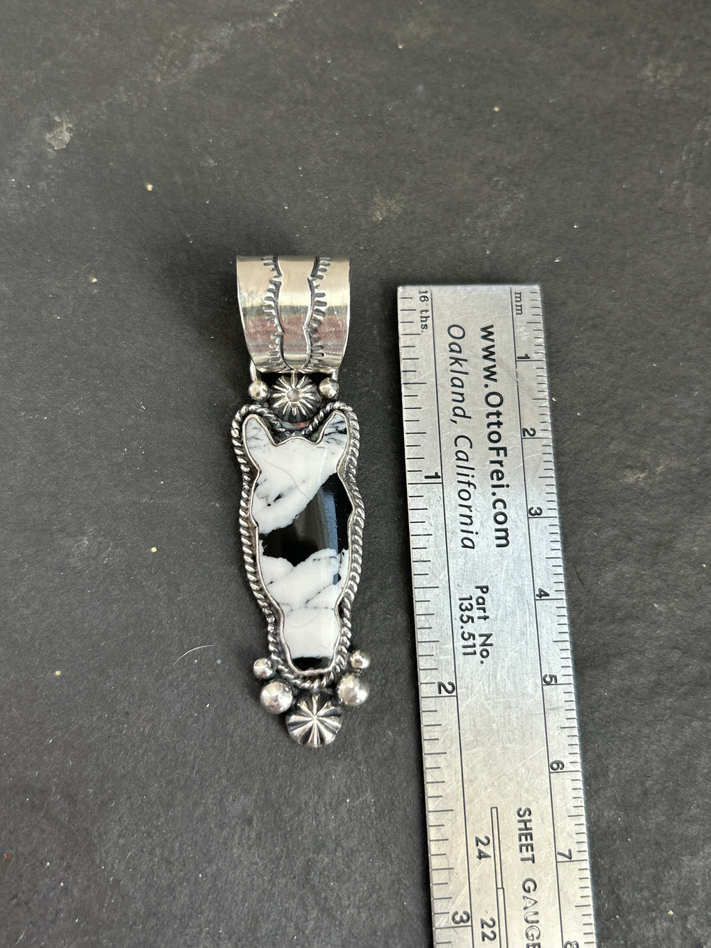 White Buffalo Horse Head Pendant