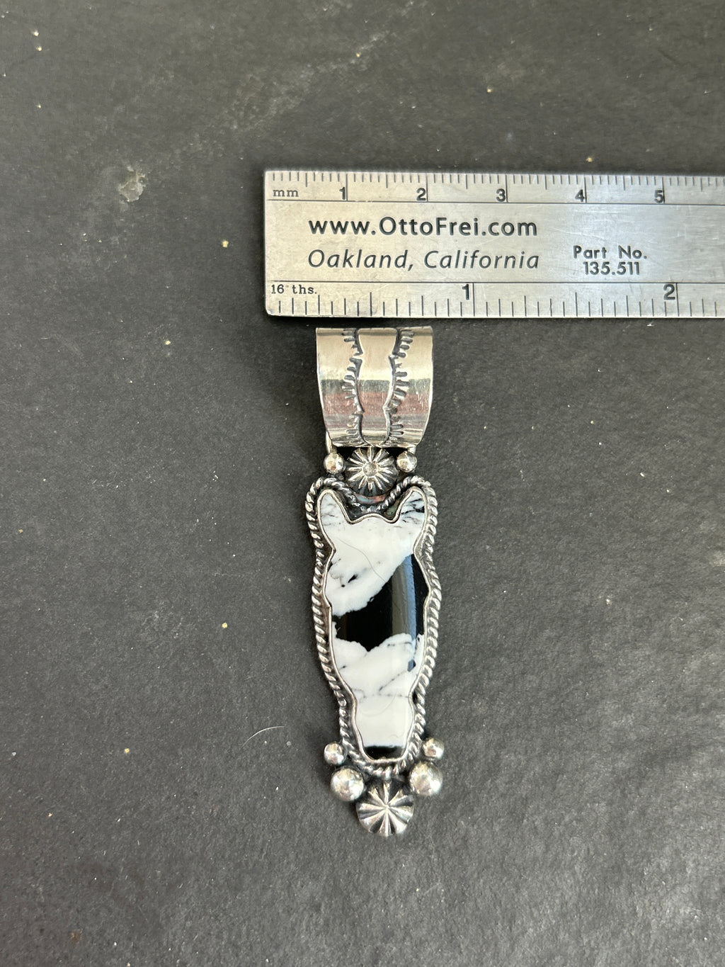 White Buffalo Horse Head Pendant